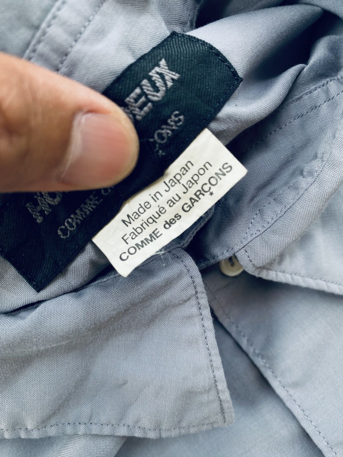 Comme des Garcons Homme Deux AD2023 Homme Deux Comme Des Garcons Button Ups Shirt Size US M / EU 48-50 / 2 - 4 Thumbnail