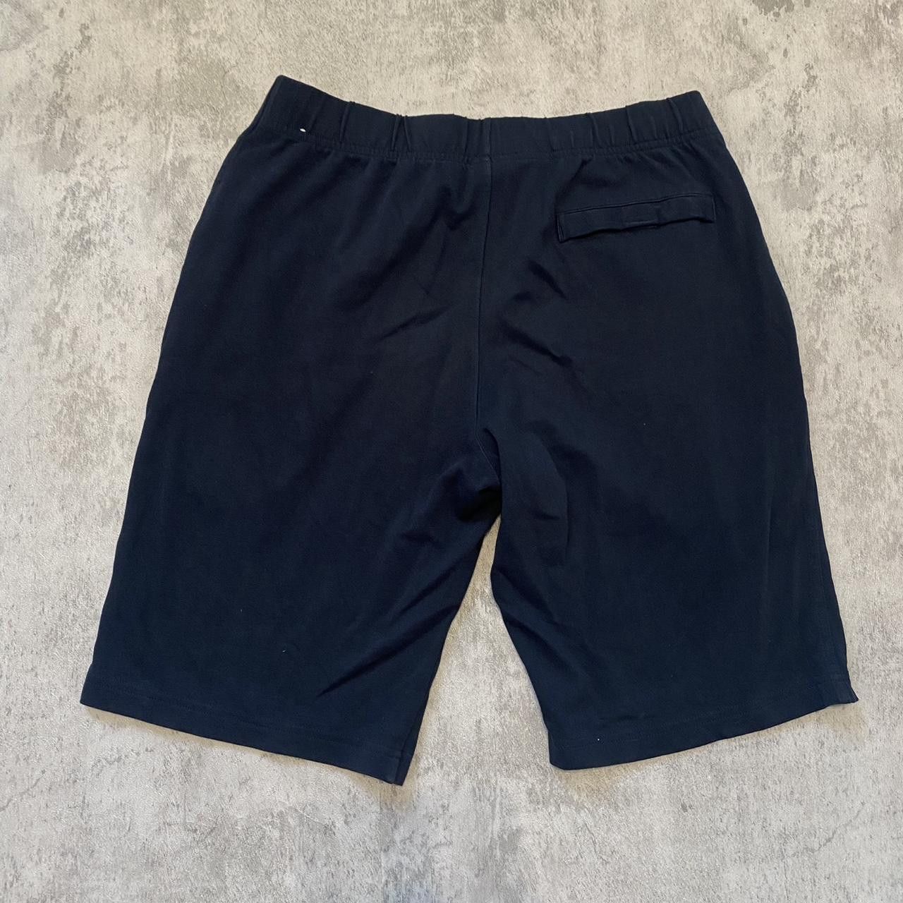 Nike Navy Shorts Nike rap hip hop Sportswear vintage y2k Size US 32 / EU 48 - 2 Thumbnail