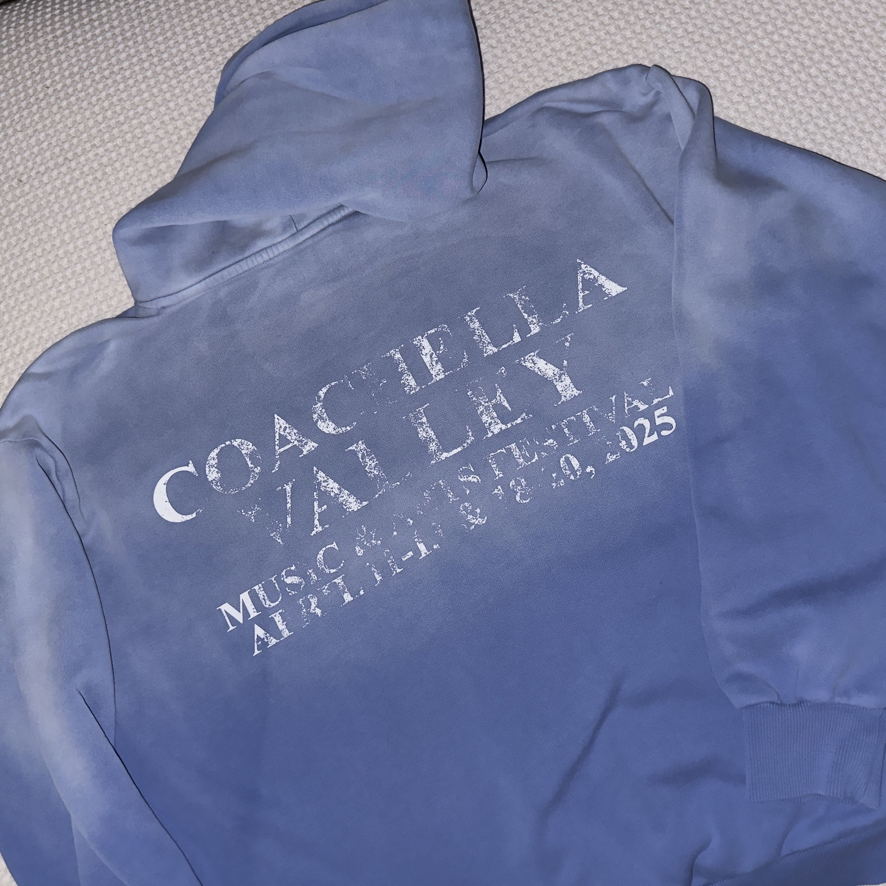 Rap Tees Post Malone Coachella Hoodie Blue 2025 Size US L / EU 52-54 / 3 - 2 Thumbnail