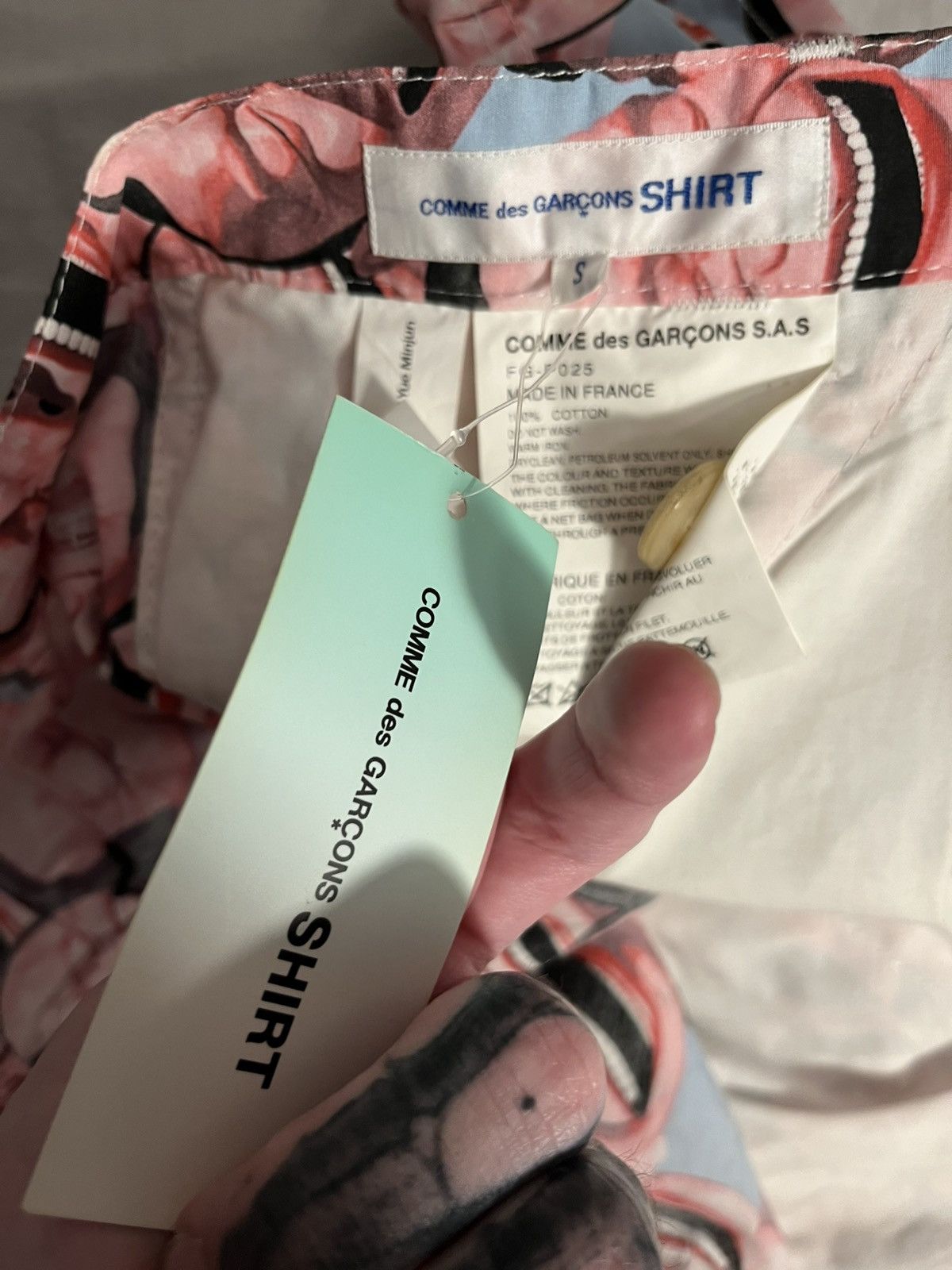 Comme des Garcons SHIRT Comme des garcons shirt yue minjun laughing shorts Size US 32 / EU 48 - 5 Thumbnail