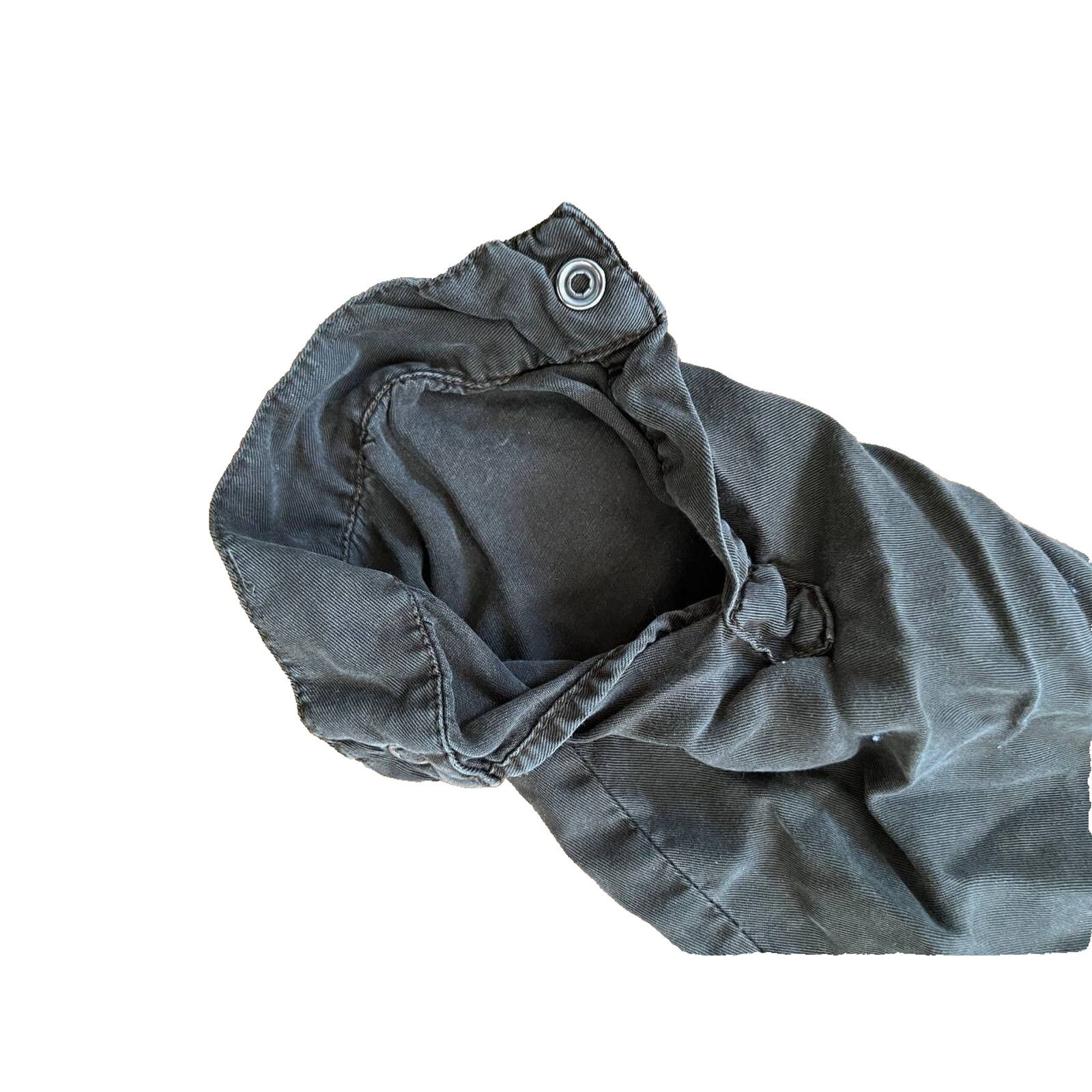 Zara ZARA DENIM Tencel Button Up Dark Snap Button Size XS A000821 Size XS / US 0-2 / IT 36-38 - 3 Thumbnail