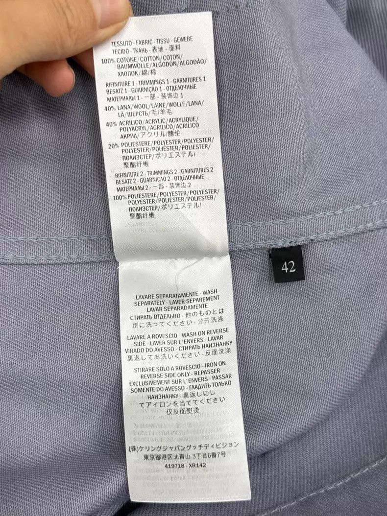 Gucci Gucci Blue denim embroidered four-pocket jacket Size M / US 6-8 / IT 42-44 - 6 Thumbnail