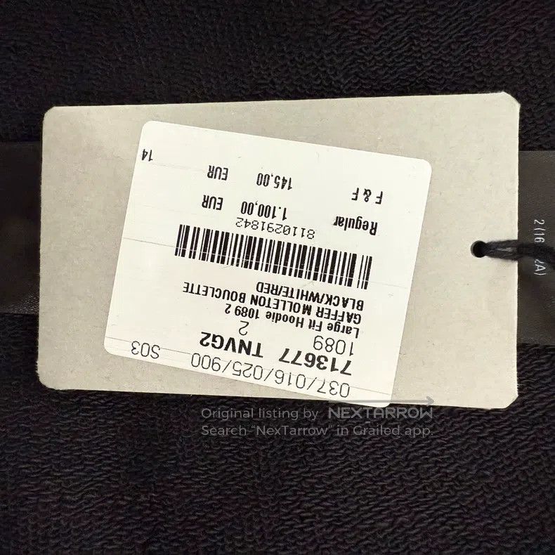 Balenciaga Balenciaga Black Coke Wave Print Tape Hoodie Size US M / EU 48-50 / 2 - 5 Thumbnail