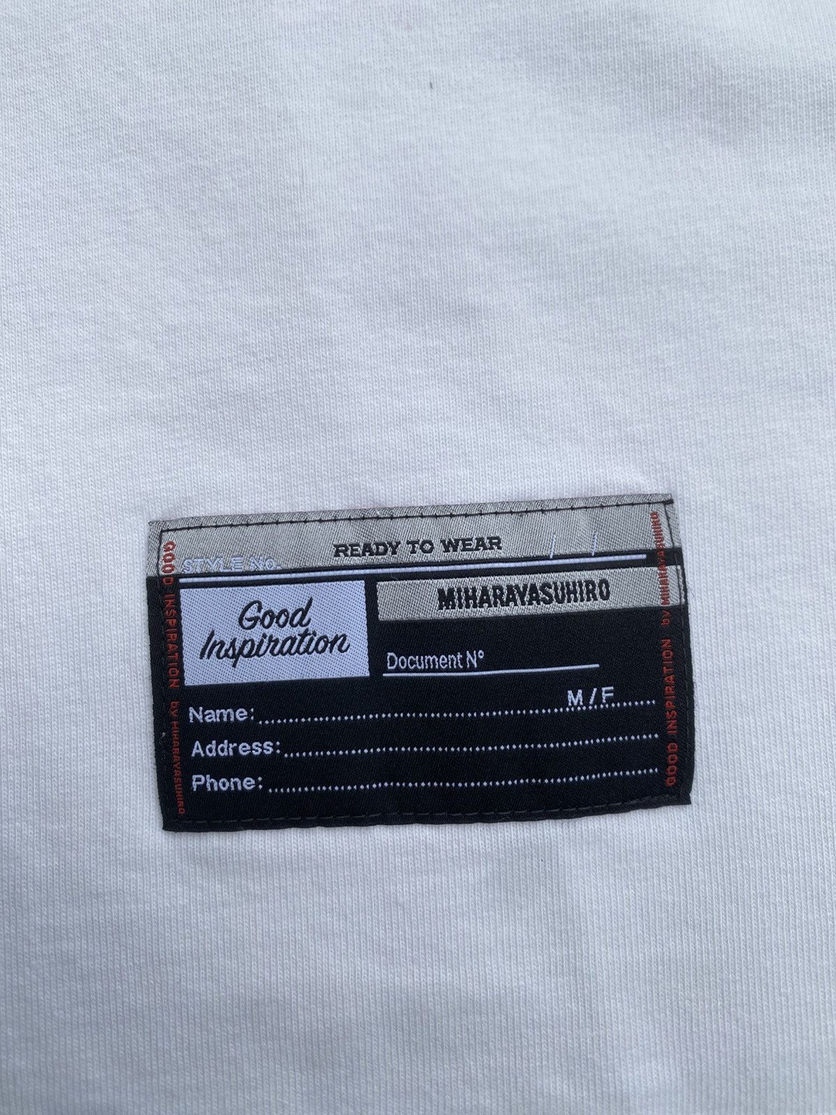 Maison MIHARA YASUHIRO Rare Miharayasuhiro Communications x GU Tshirt Size US L / EU 52-54 / 3 - 11 Thumbnail
