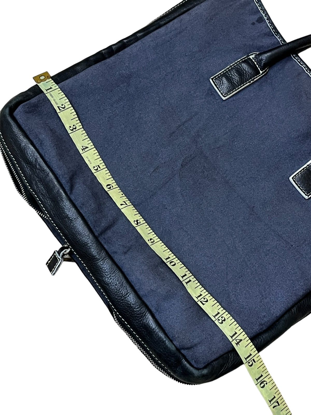 Takahiromiyashita The Soloist. NUMBER (N)INE BLACK CANVAS/LEATHER TOTE BAG Size ONE SIZE - 12 Thumbnail
