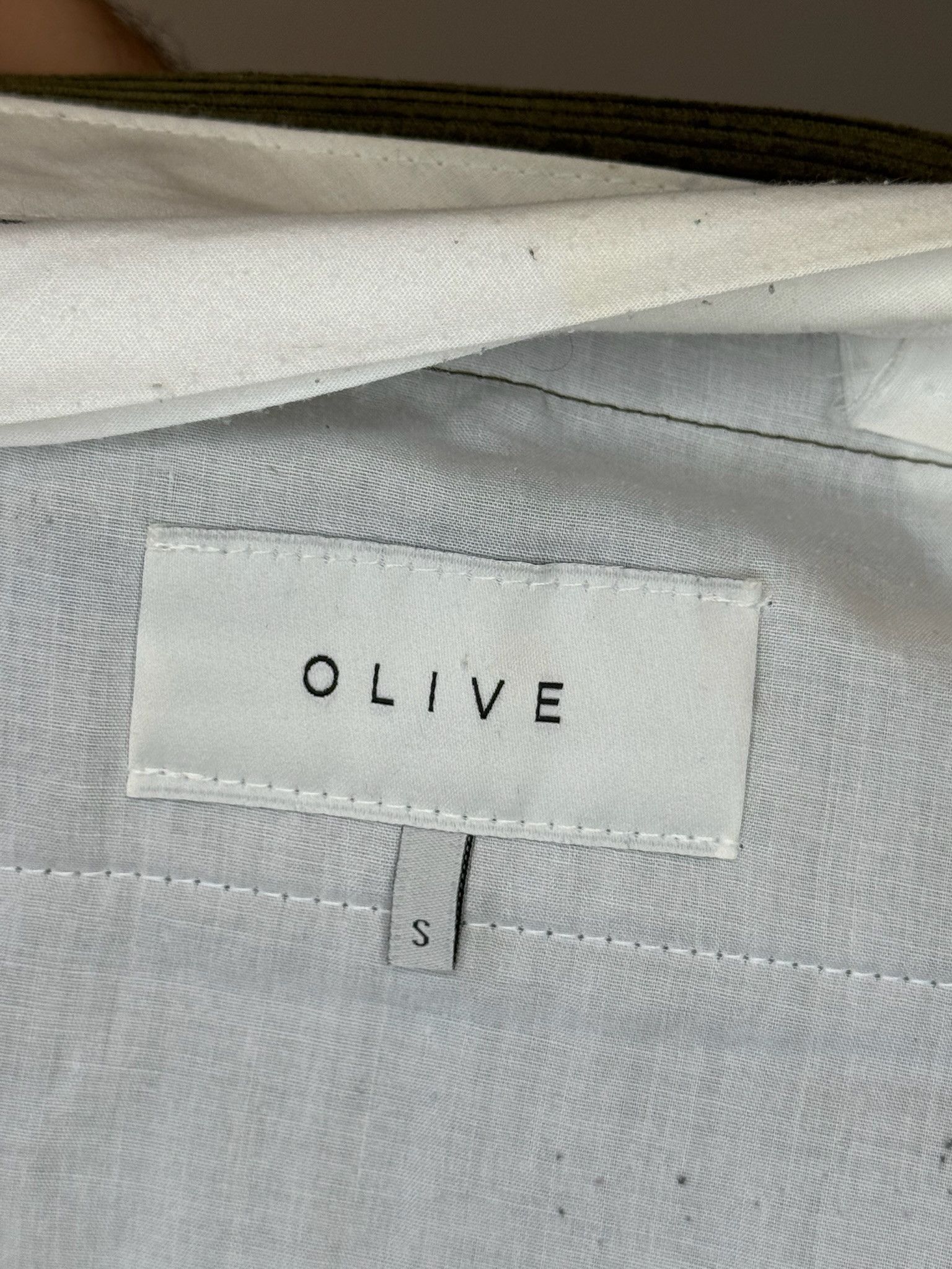 Olive Olive Brand Green Corduroy Pleated Trousers (30x25) Size US 30 / EU 46 - 4 Thumbnail