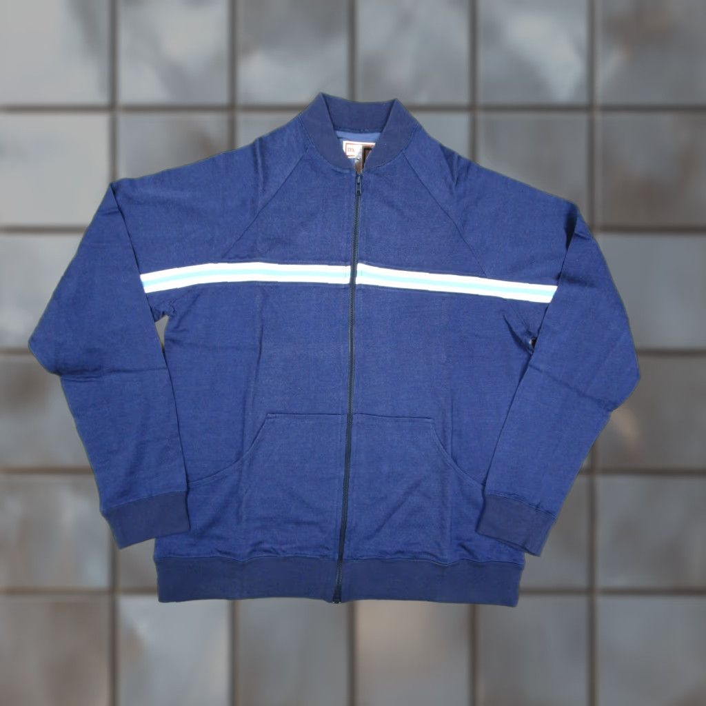 Tenderloin VINTAGE Tenderloin Jacket Mens XL Blue Zip Up Track Sweatshirt Raglan Size US XL / EU 56 / 4 - 1 Thumbnail