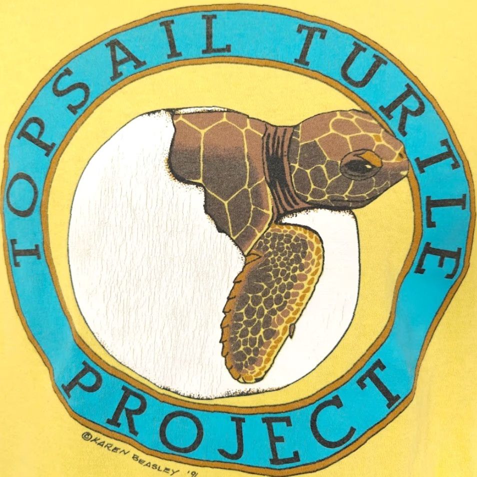 Anvil VINTAGE Sea Turtle T Shirt Mens Size Small Yellow 90s Topsail Turtle Project Anvil Size US S / EU 44-46 / 1 - 3 Thumbnail