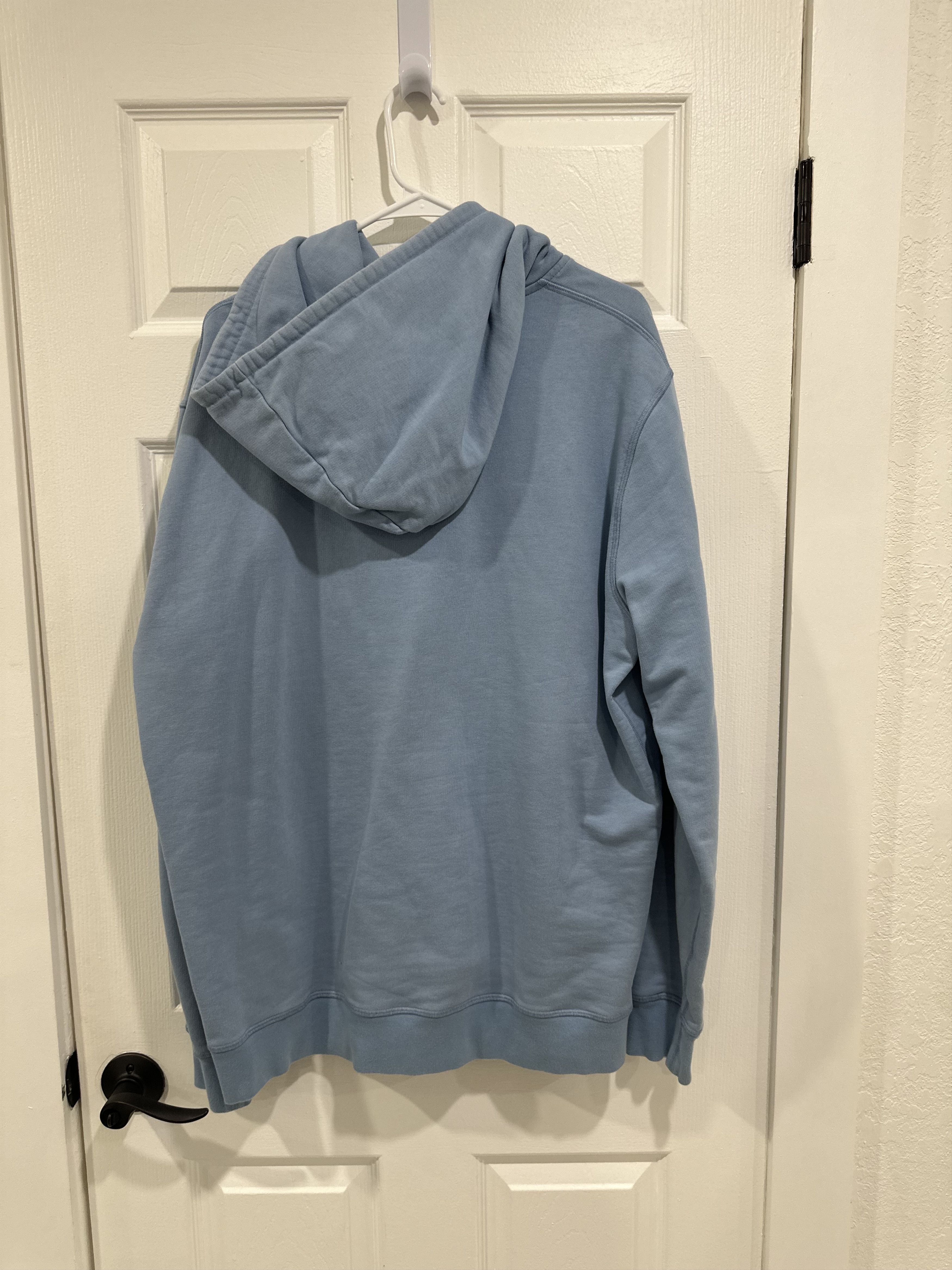 Alexander McQueen Alexander McQueen Graffiti Logo Hoodie Light Blue Size US XL / EU 56 / 4 - 3 Thumbnail