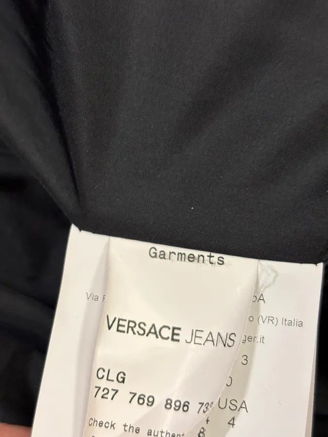 Versace 2010s Versace Red & Black Squared Plushed Bomber Jacket Size S / US 4 / IT 40 - 12 Thumbnail