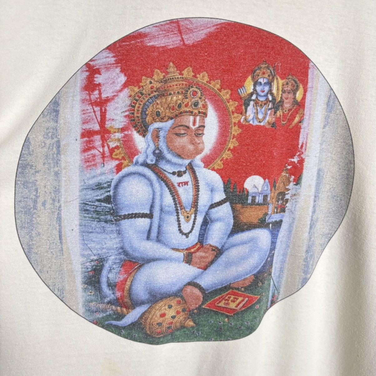 Vintage Vintage Lord Hanuman Good Artwork Graphic T-Shirt Size US XL / EU 56 / 4 - 2 Thumbnail