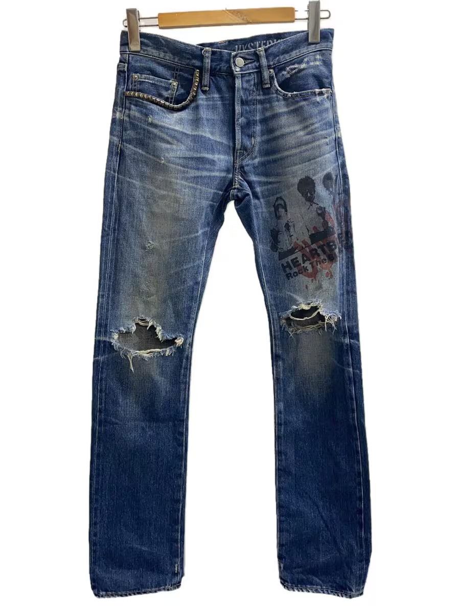 Hysteric Glamour Printed Distressed Denim Jeans Size US 29 - 1 Thumbnail