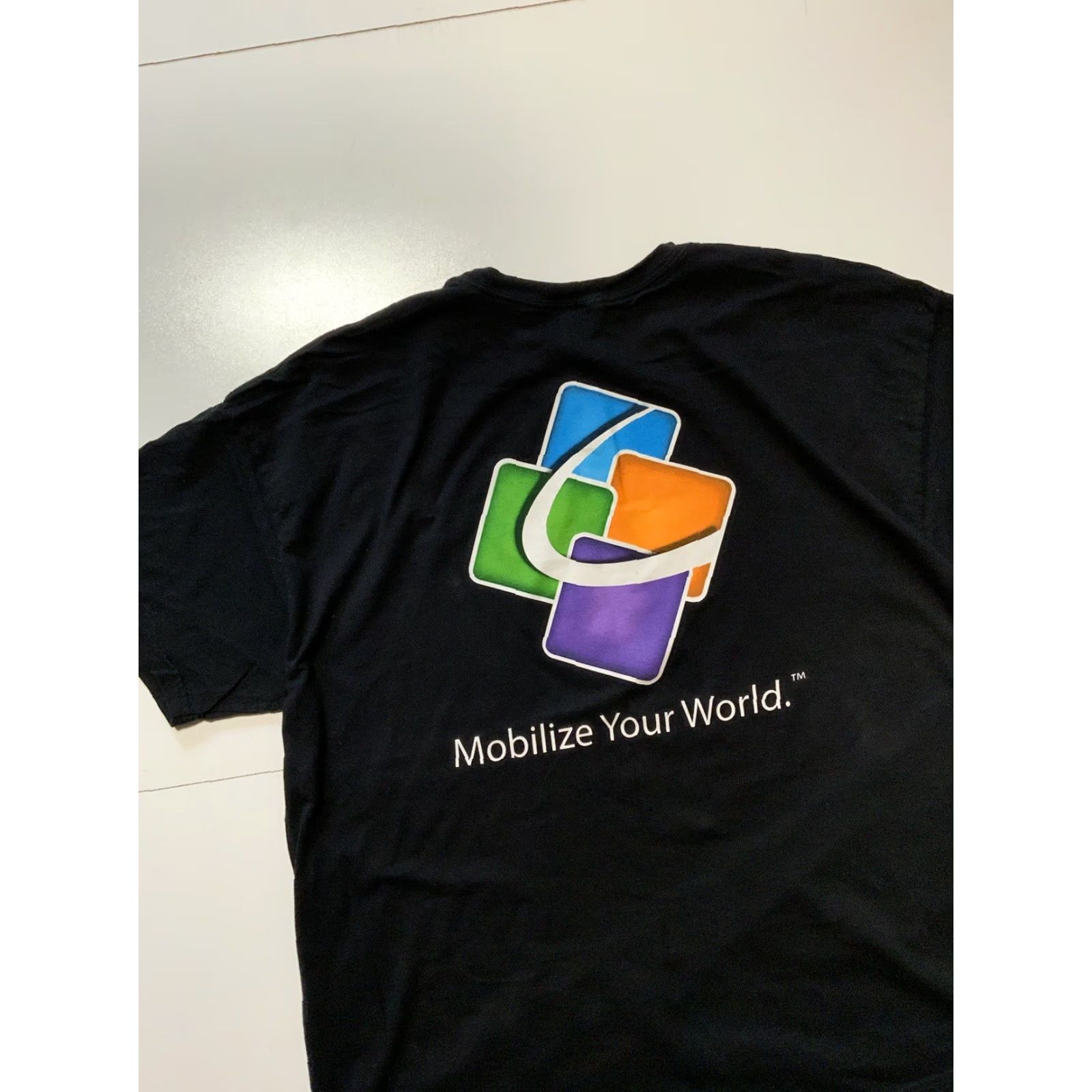 Hanes VINTAGE QuickOffice Mobilize Your World Microsoft Office Graphic T-Shirt 2XL Hanes Mens Black 2XL Shirt Size US XXL / EU 58 / 5 - 5 Thumbnail