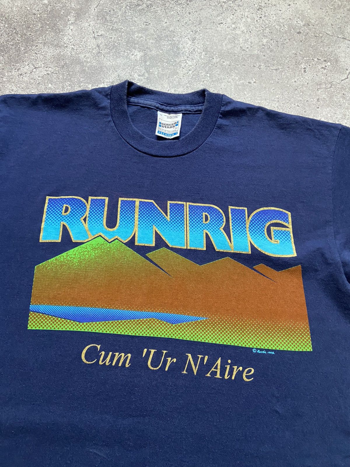 Band Tees Runrig vintage 1990 Cum ‘Ur N’ Aire t-shirt Size US L / EU 52-54 / 3 - 2 Thumbnail