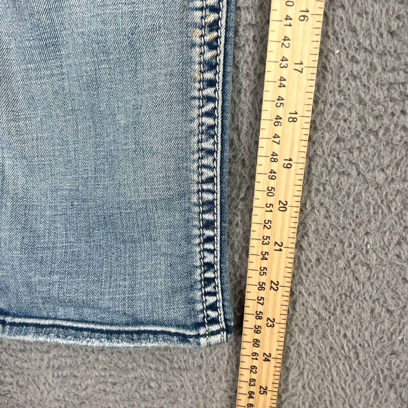 Silver Jeans Co. VINTAGE Silver Jeans Womens Cropped Jeans Aiko Mid Rise Stretch Paisley Blue 29 Size 29" - 4 Thumbnail