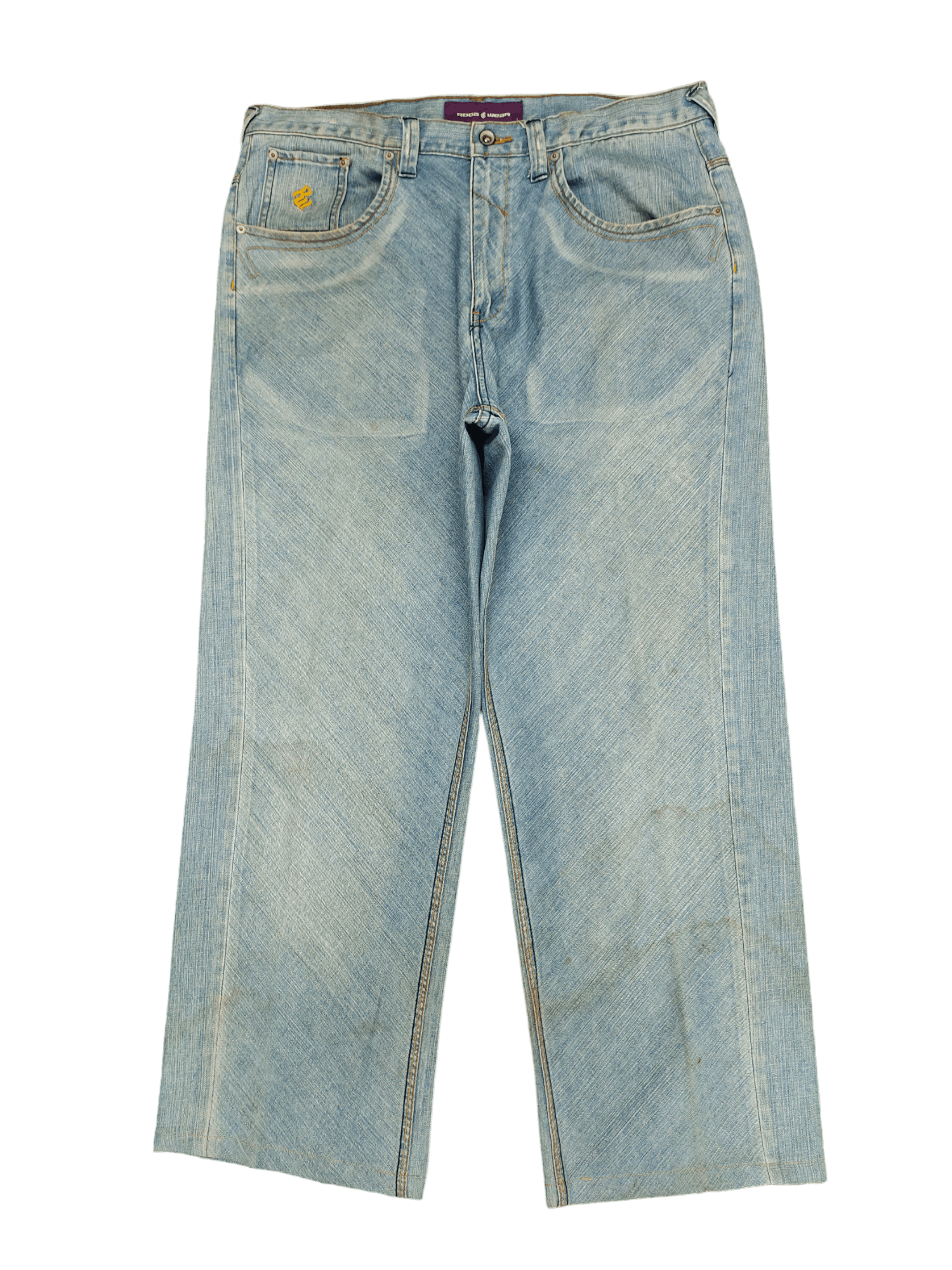 Rocawear Baggy Jeans Rocawear Wide Leg Jeans Y2k Jnco Streetwear Size US 36 / EU 52 - 9 Thumbnail