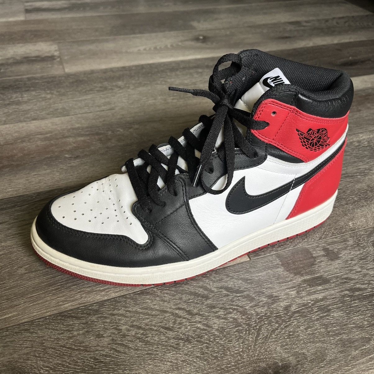 Jordan Brand Air Jordan 1 Retro High Black Toe 2016 Men’s Shoes Size 12 Size US 12 / EU 45 - 7 Thumbnail