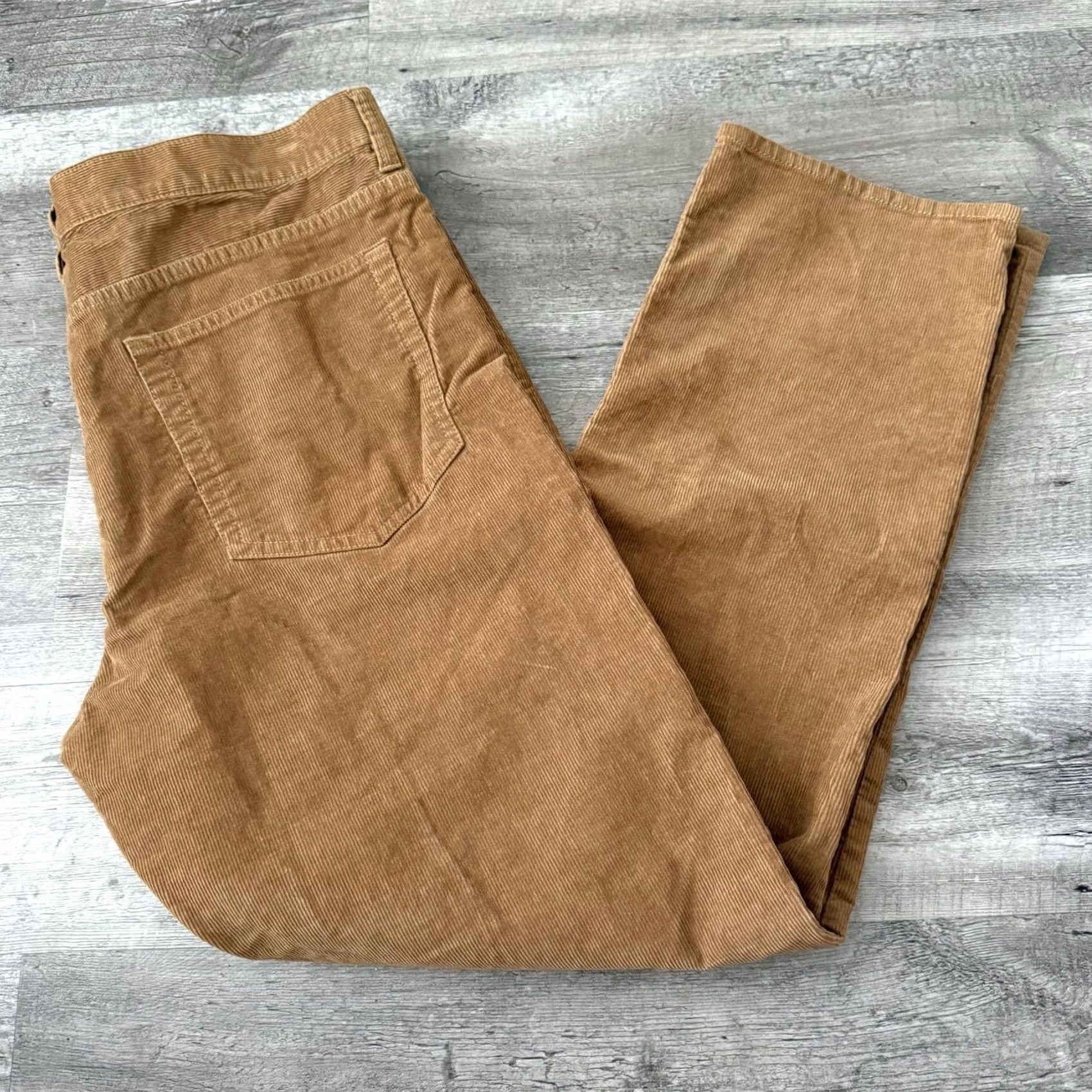 J.Crew J.CREW Mercantile Pants Mens Rust Corduroy 36x30 5-Pocket Flex Straight Fit Brown Casual Workwear Size US 36 / EU 52 - 5 Thumbnail