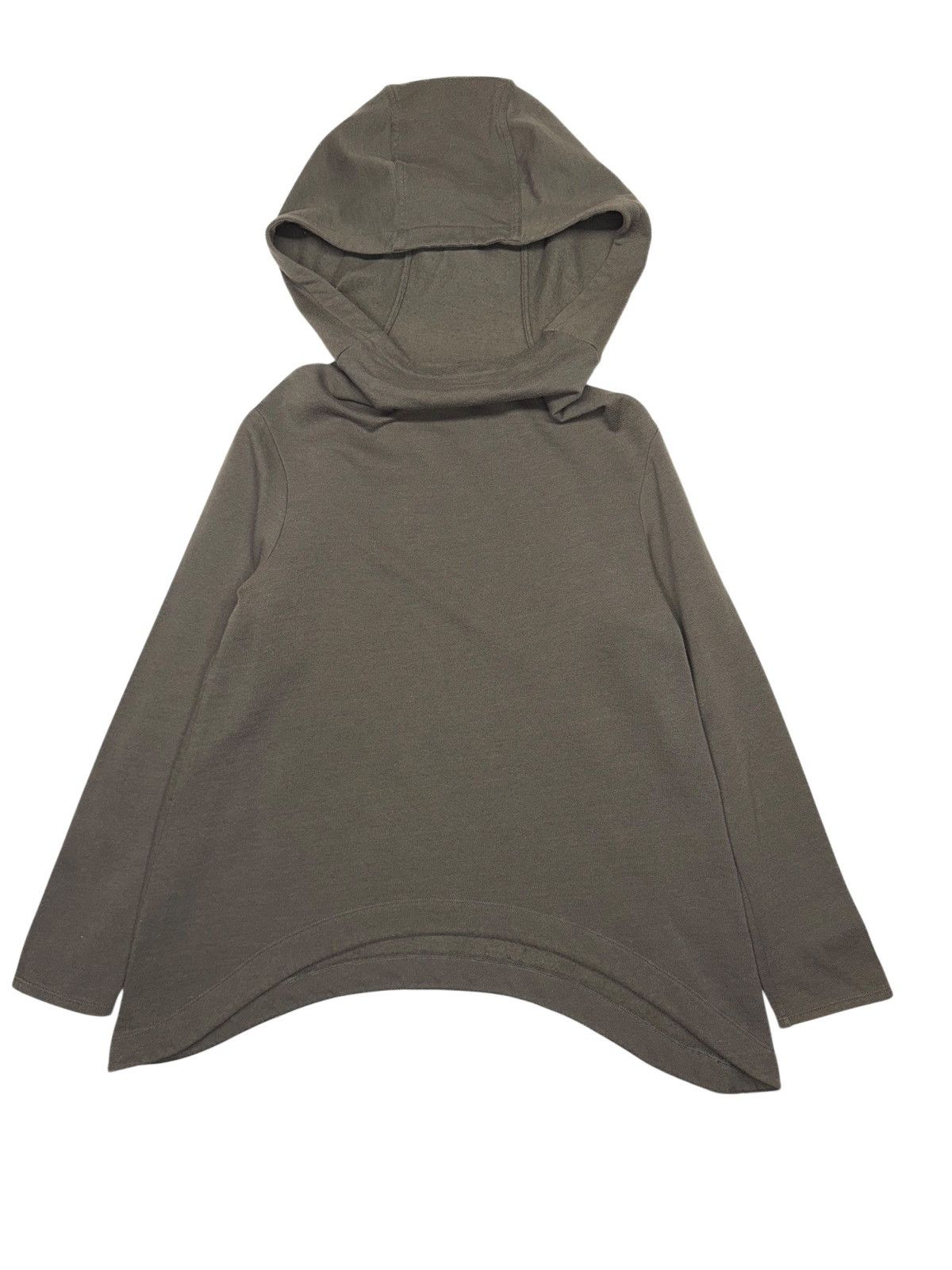 Oversized Curved Hem Hoodie