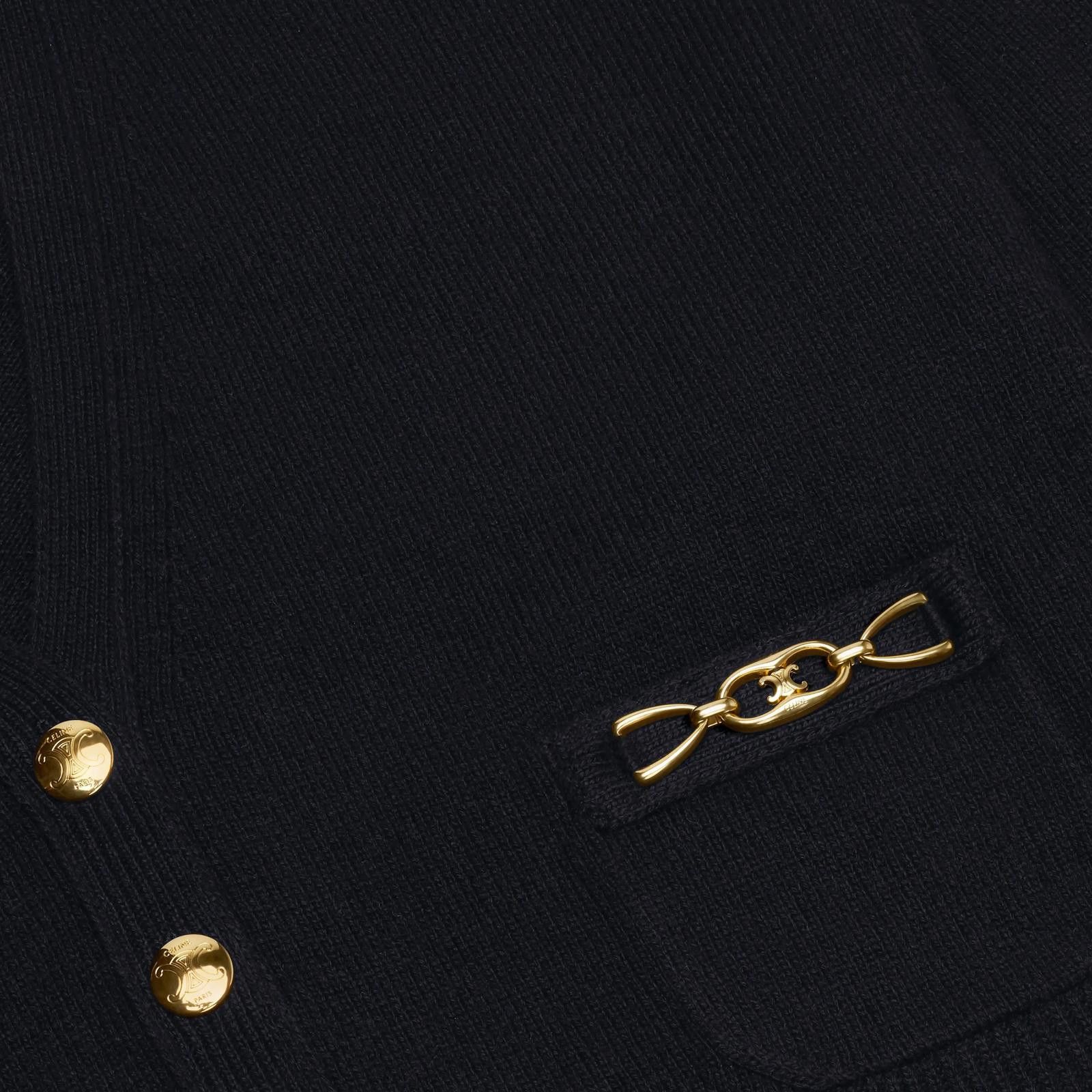 Celine Celine Cardigan With Gourmette Size ONE SIZE - 3 Thumbnail