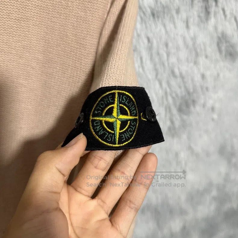 Stone Island Stone Island Wool cardigan coat knitted coat lotus pink M Size US M / EU 48-50 / 2 - 3 Thumbnail