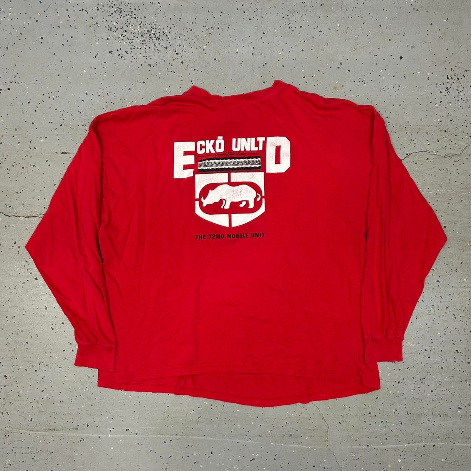 Ecko Unltd. Y2K Ecko Unltd. long sleeve red shirt Size US XXL / EU 58 / 5 - 1 Thumbnail