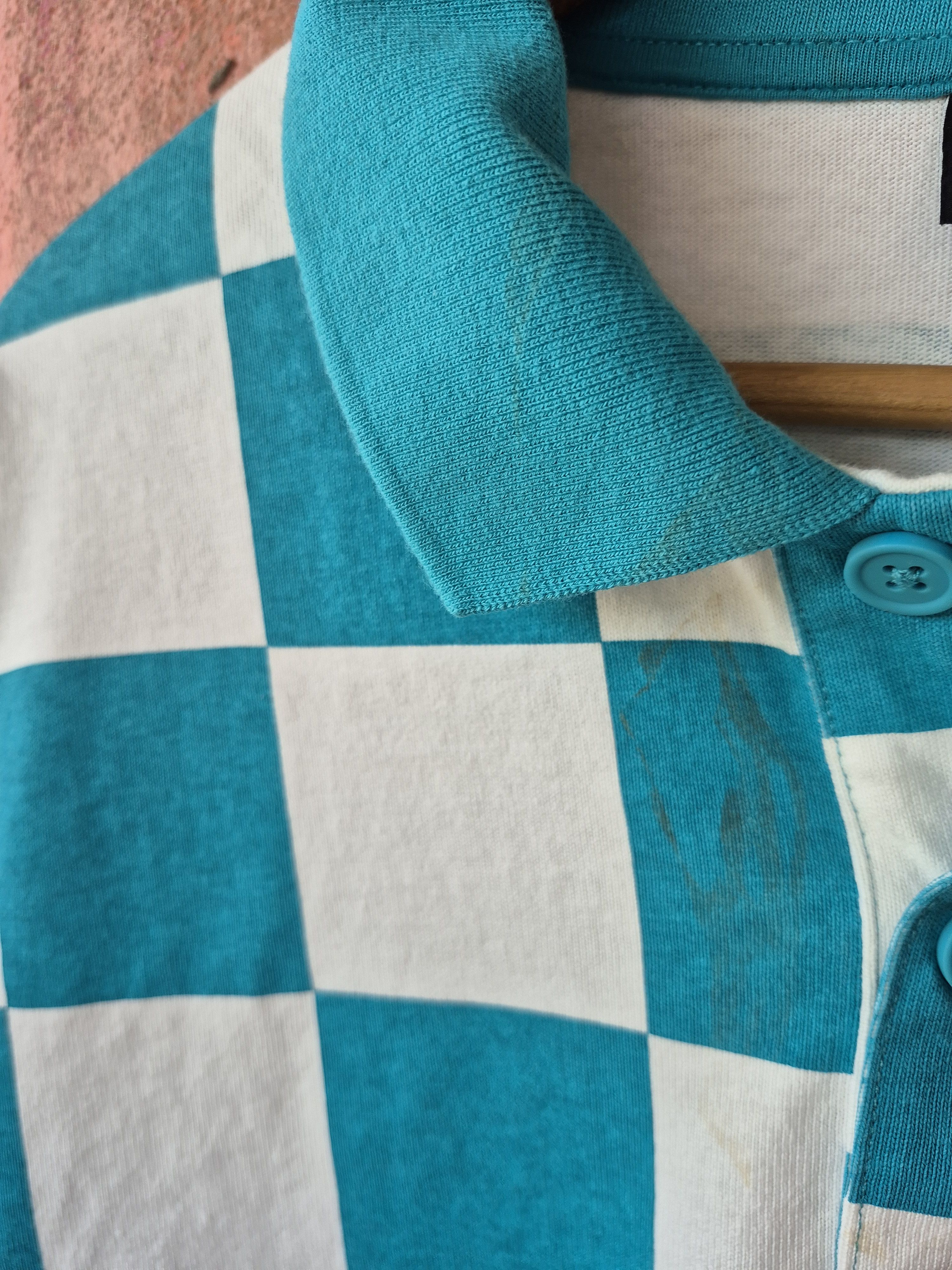 H&M 🔥 H&M Checkered Polo Longsleeves Tee Streetwear Skate Size US L / EU 52-54 / 3 - 4 Thumbnail