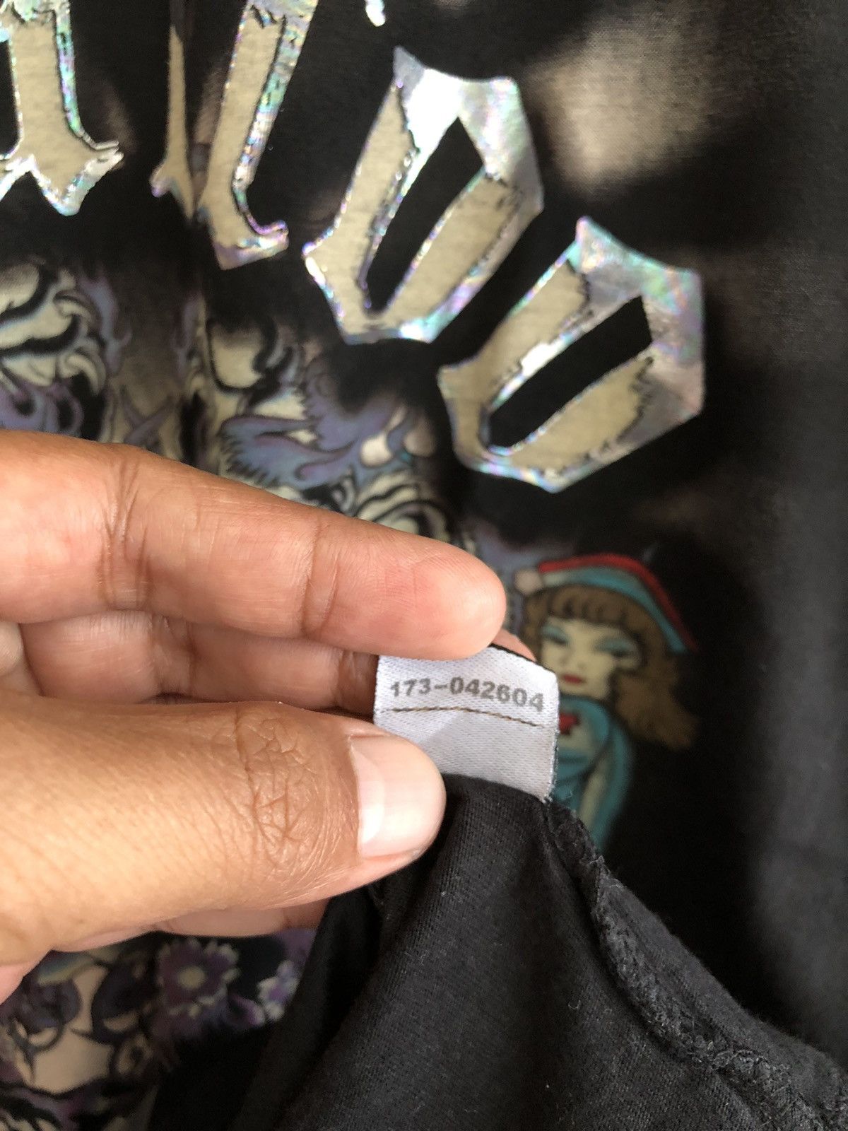 Christian Audigier × Ed Hardy × Vintage ED HARDY CHRISTIAN AUDIGIER TATTO SHOW LONG SLEEVE Size US M / EU 48-50 / 2 - 12 Thumbnail