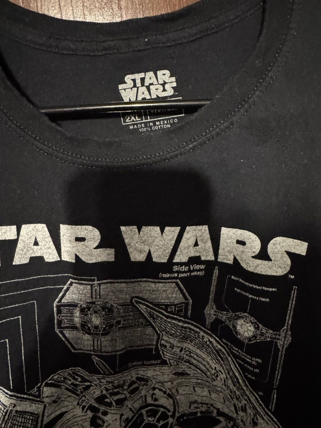 Star Wars Star Wars Blueprint T-Shirt Men Size 2XL Black Size US XXL / EU 58 / 5 - 4 Thumbnail