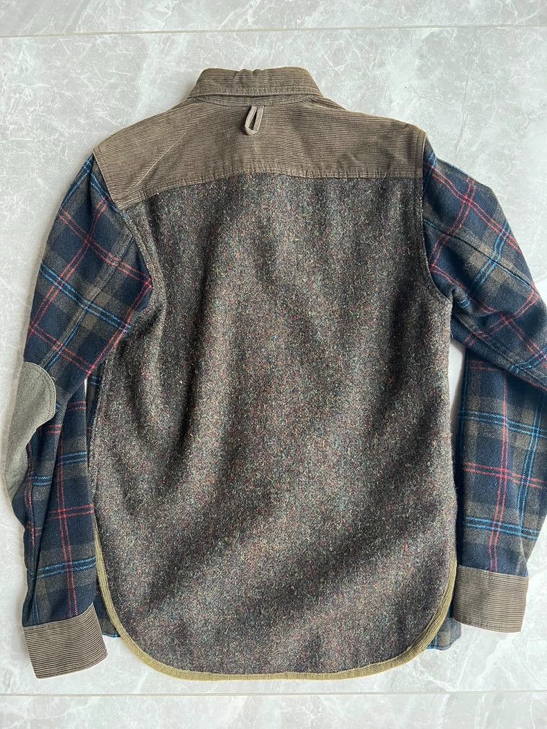 Comme des Garcons Comme Des Garcons Splicing wool shirt 2503-Nextarrow Size US XS / EU 42 / 0 - 6 Thumbnail