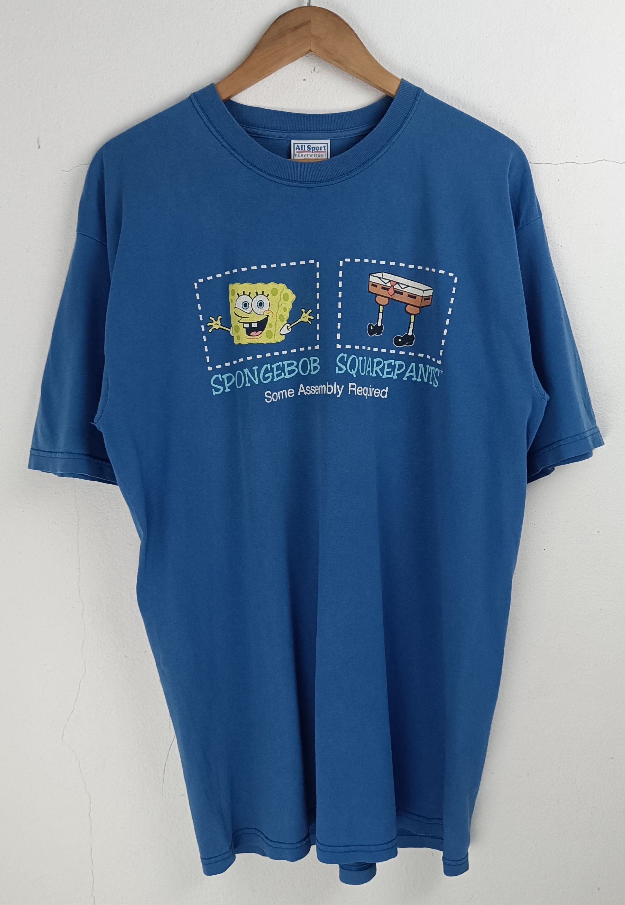 Cartoon Network VINTAGE LATE 90'S SPONGEBOB SQUAREPANTS FADED TEE Size US L / EU 52-54 / 3 - 3 Thumbnail
