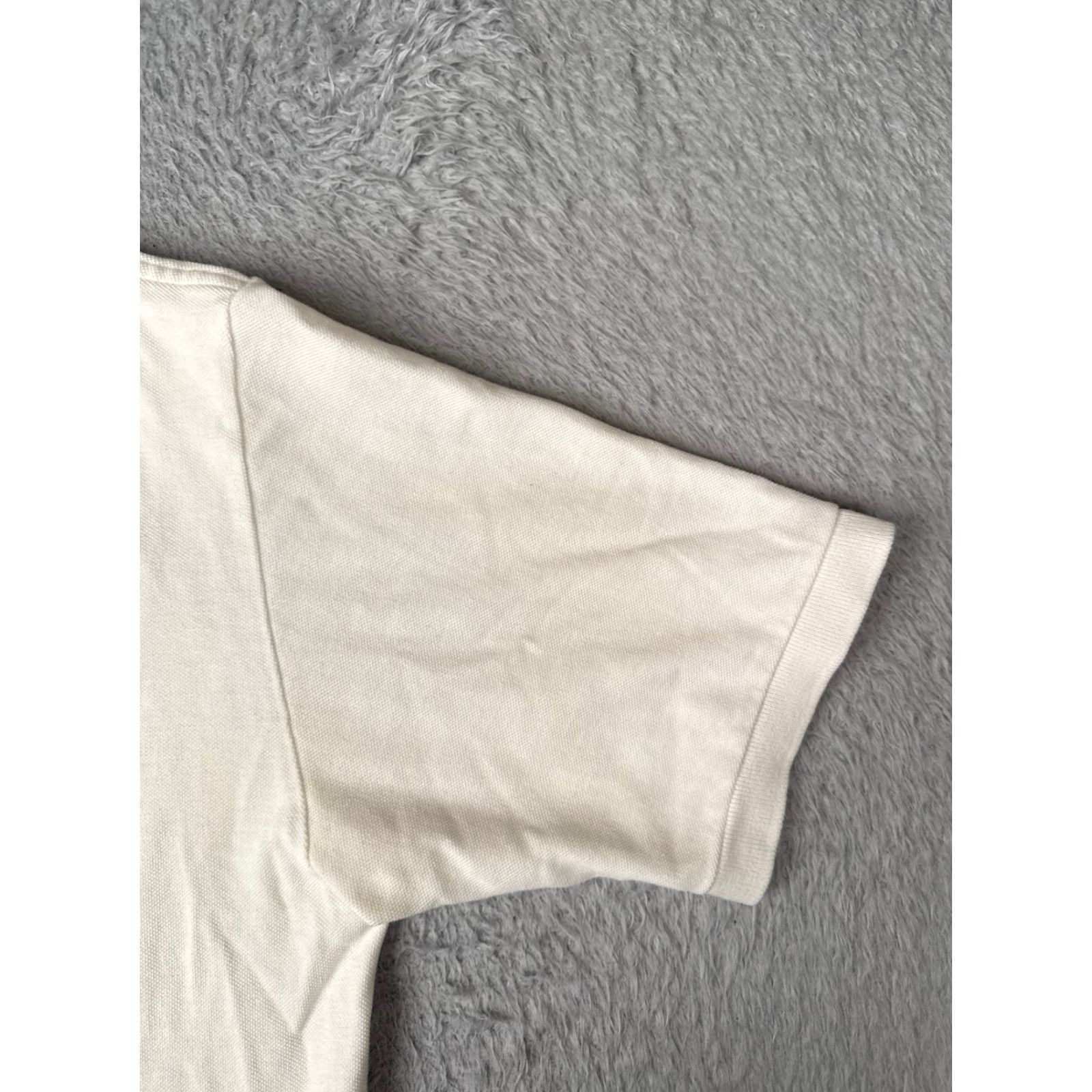 Ralph Lauren VINTAGE Ralph Lauren Polo Shirt Men L White 100% Cotton Pony Made USA Mens Polo Shirts 100% Cotton White Polo Shirt Size US L / EU 52-54 / 3 - 2 Thumbnail