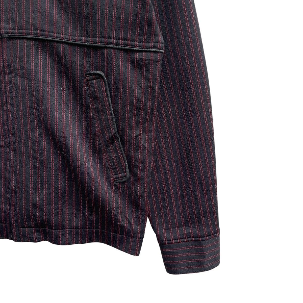 Japanese Brand Vintage Japanese Brand 90s Ginrei Stripe Down Bomber Jacket Size US M / EU 48-50 / 2 - 6 Thumbnail