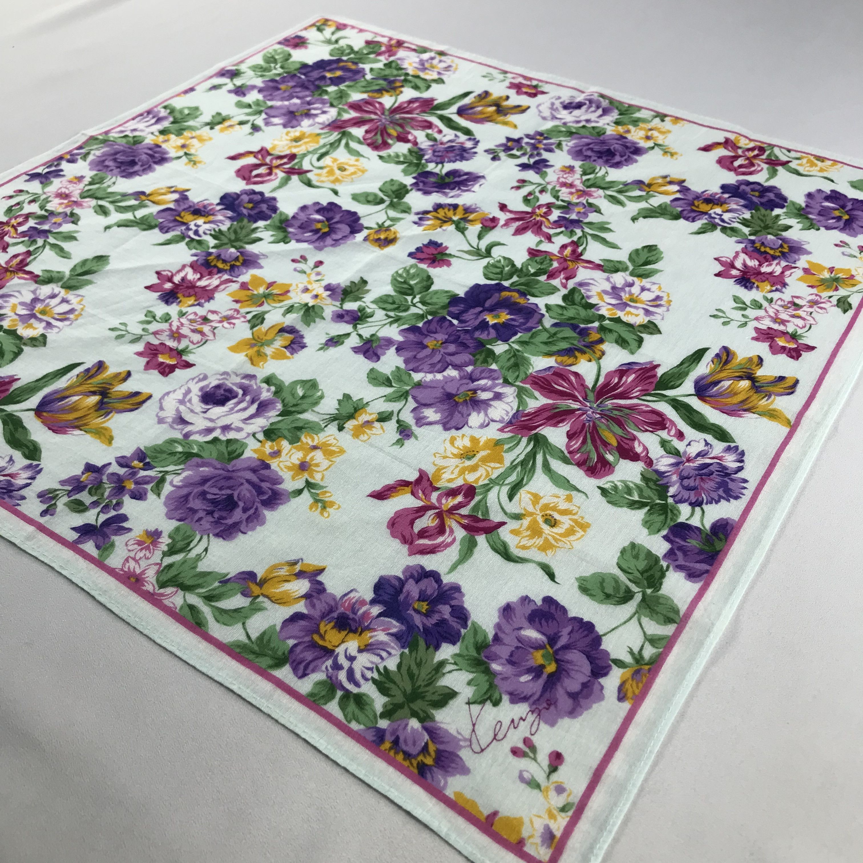 Kenzo Kenzo Handkerchief / Bandana / Neckerchief C776 Size ONE SIZE - 4 Thumbnail