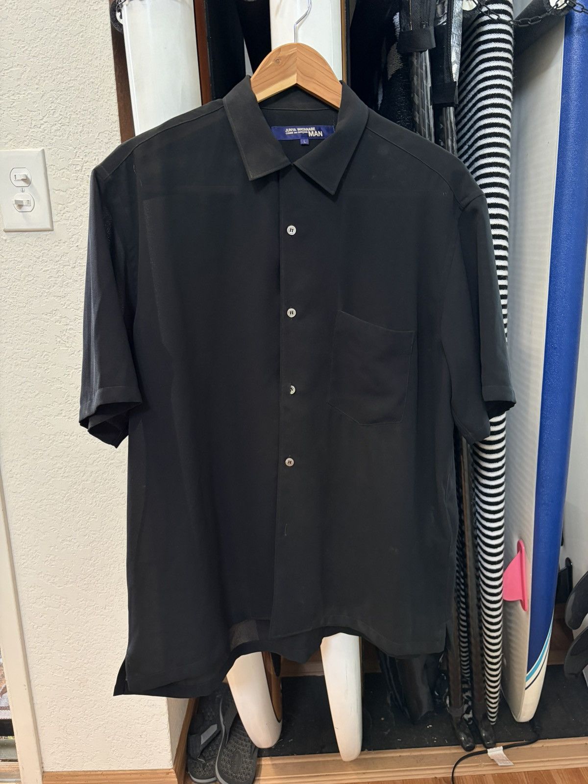Junya Watanabe SS03 Back Stud Button Shirt Size US L / EU 52-54 / 3 - 2 Thumbnail