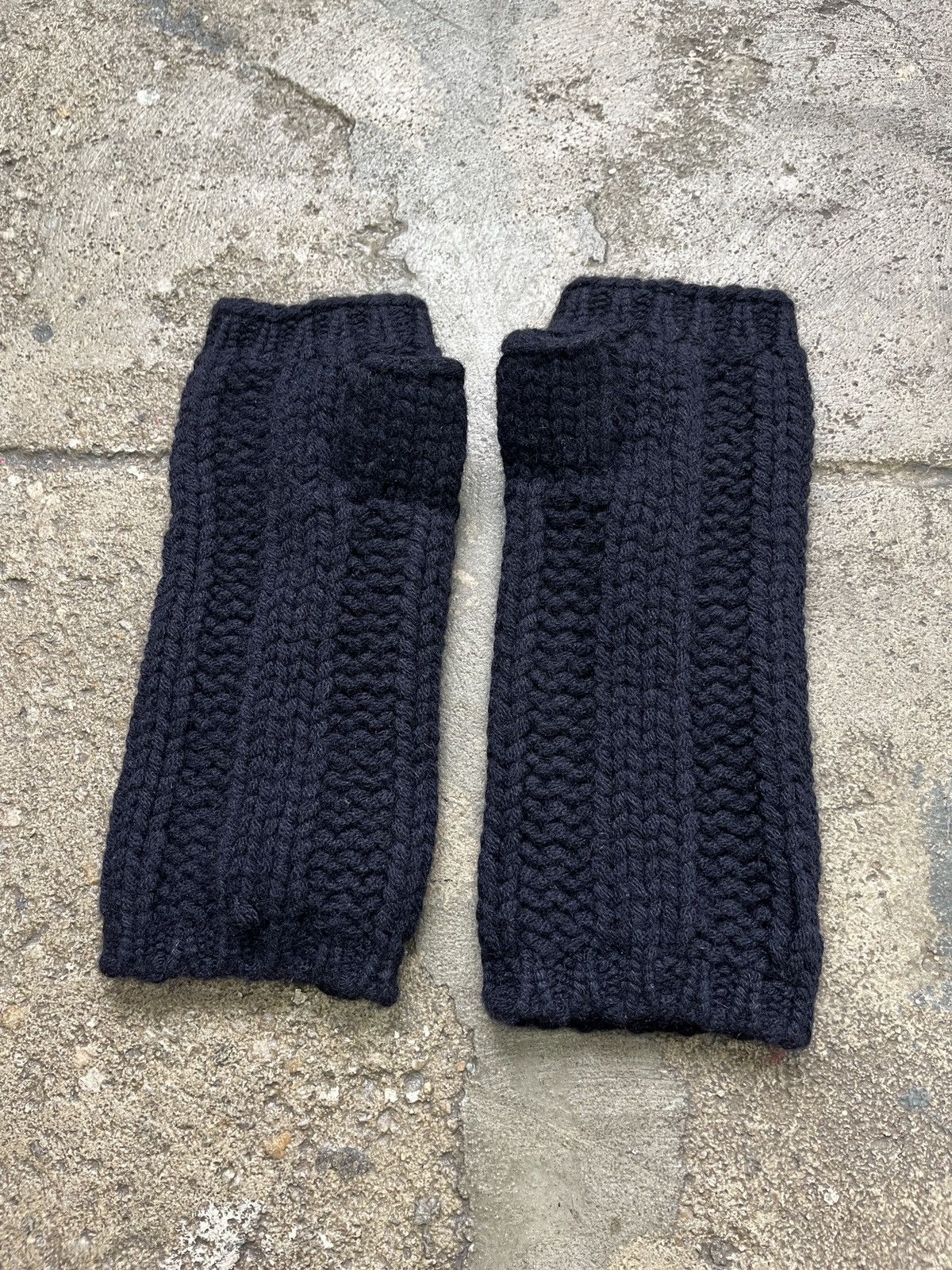 Other Deadstock Cashmere Fingerless Gloves (unisex) Size ONE SIZE - 2 Thumbnail