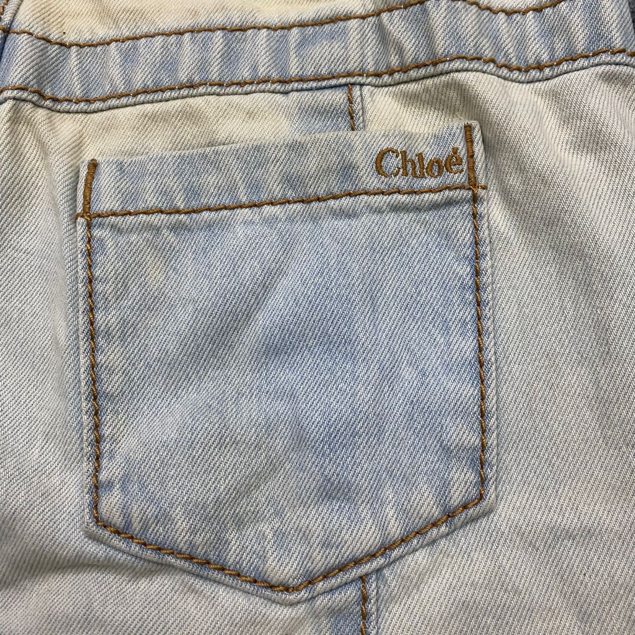 Chloe Vintage Chloe Bleached Denim Streetwear Jeans Size 30" / US 8 / IT 44 - 9 Thumbnail
