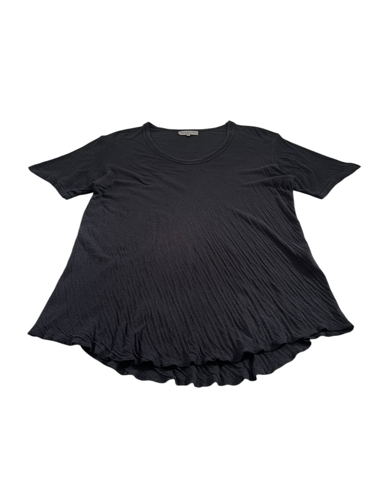 Yohji Yamamoto 1990s Yohji Yamamoto Pour Homme Wide Neck Tshirt Size US L / EU 52-54 / 3 - 5 Thumbnail