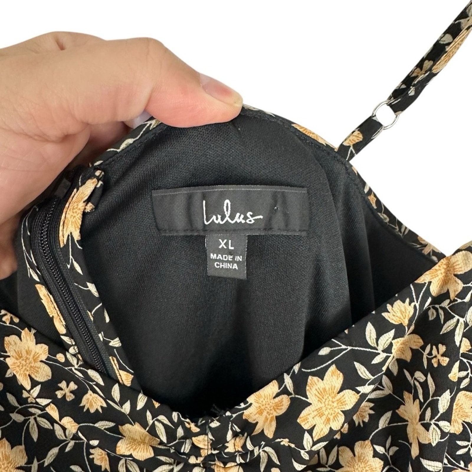 Lulus Lulus The Way to Love Black Floral Ruffled Maxi Dress XL Size XL / US 12-14 / IT 48-50 - 8 Thumbnail
