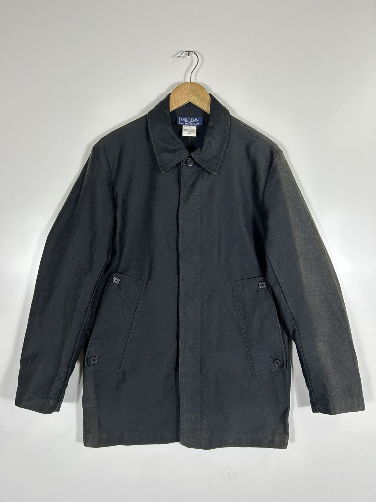 United Arrows 🔥Vetra United Arrows Button Faded Shirt Jacket Size US S / EU 44-46 / 1 - 1 Thumbnail