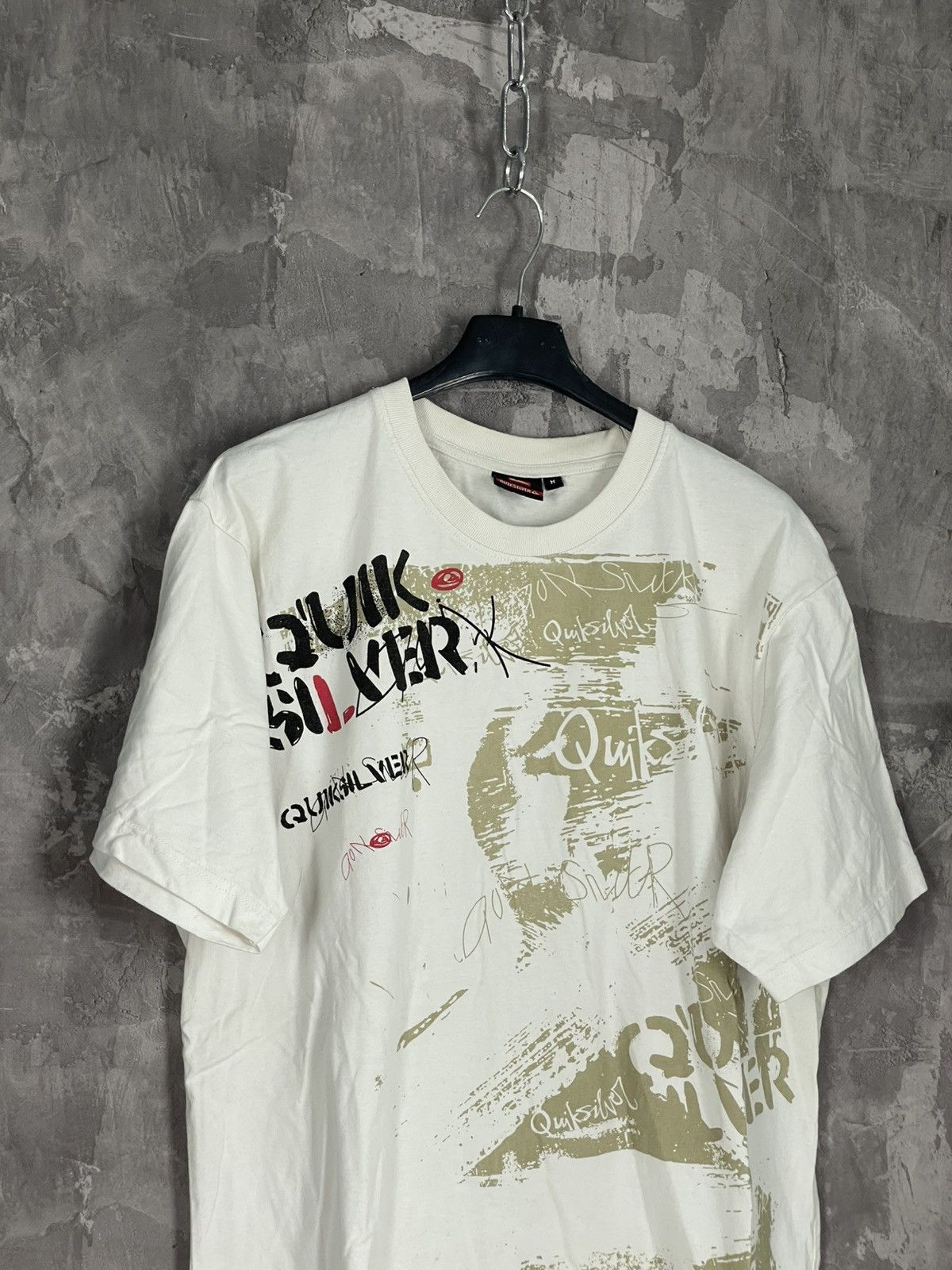 Quicksilver × Quiksilver × Vintage Vintage Quiksilver Spellout T-shirt y2k Size US M / EU 48-50 / 2 - 6 Thumbnail