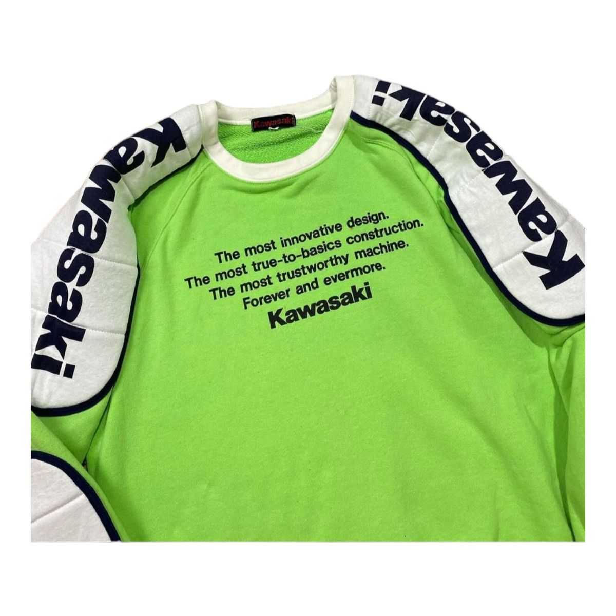 Gear for Sports × Sports Specialties Vintage Kawasaki Motorcycle Riding Sweatshirt Enduro Race Size US M / EU 48-50 / 2 - 2 Thumbnail