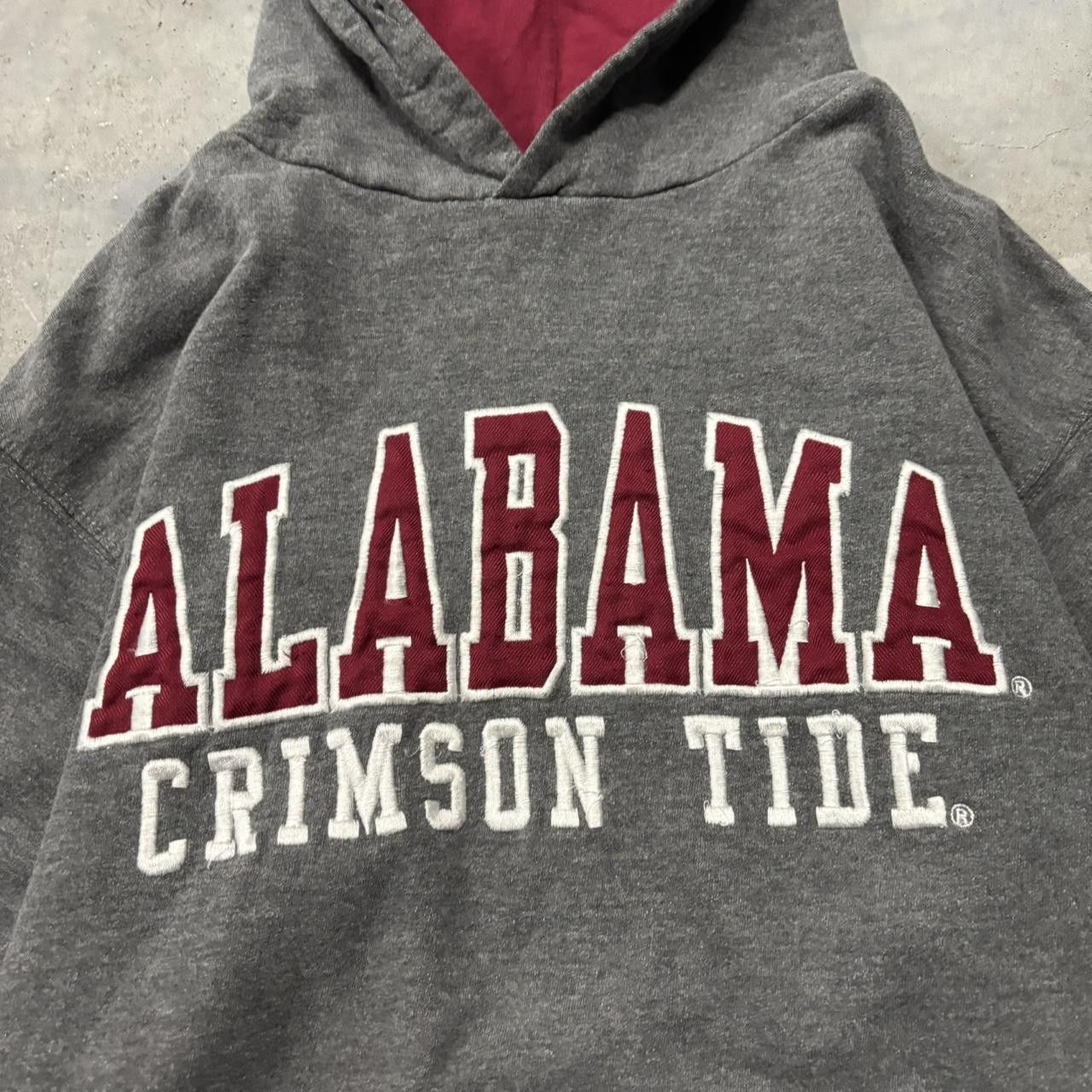 Japanese Brand × Vintage Crazy Vintage Y2K/2000s Grey Alabama Crimson Tide College Essential Hoodie! Size US S / EU 44-46 / 1 - 5 Thumbnail