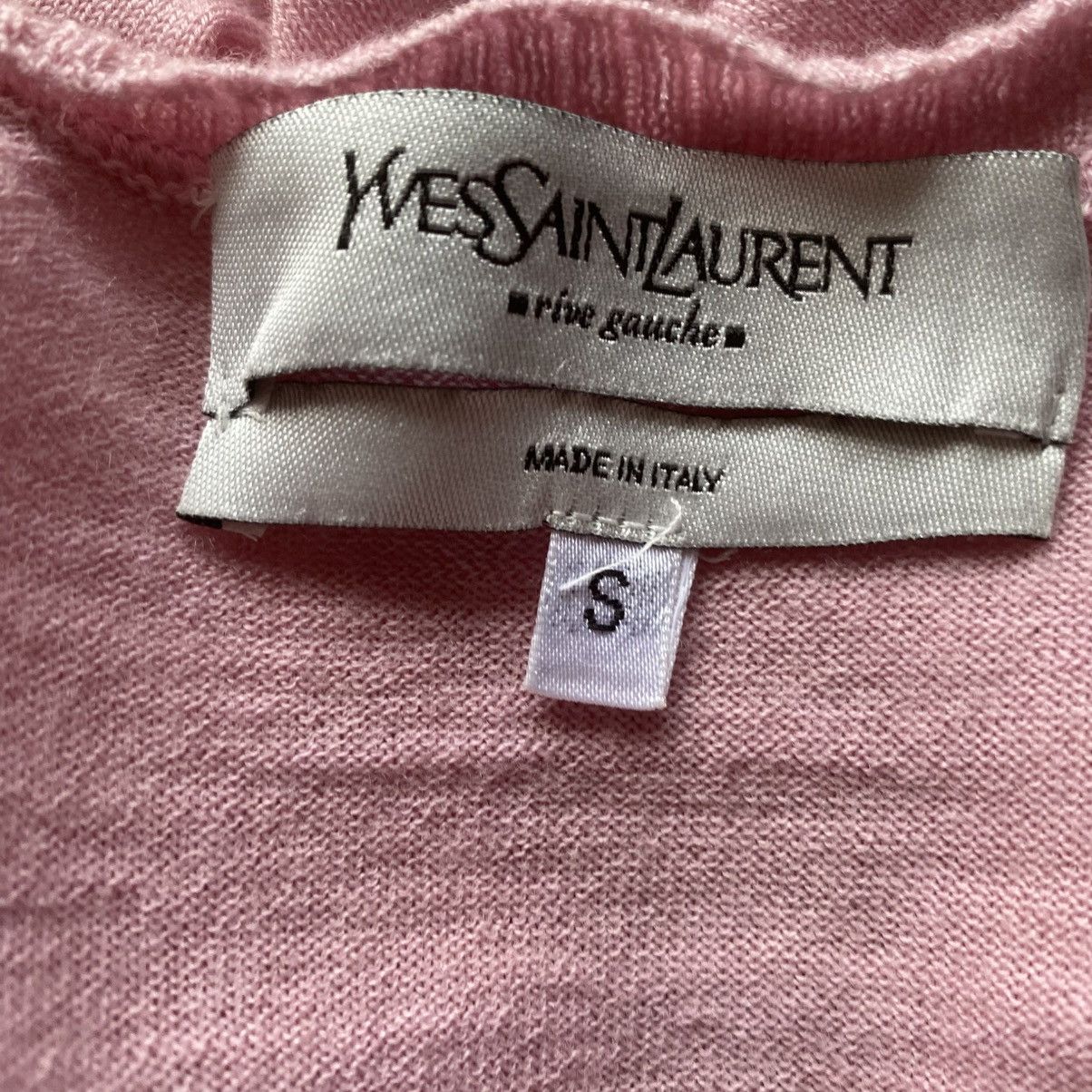 Yves Saint Laurent YSL Rive Gauche Wool Blouse Size S / US 4 / IT 40 - 6 Thumbnail