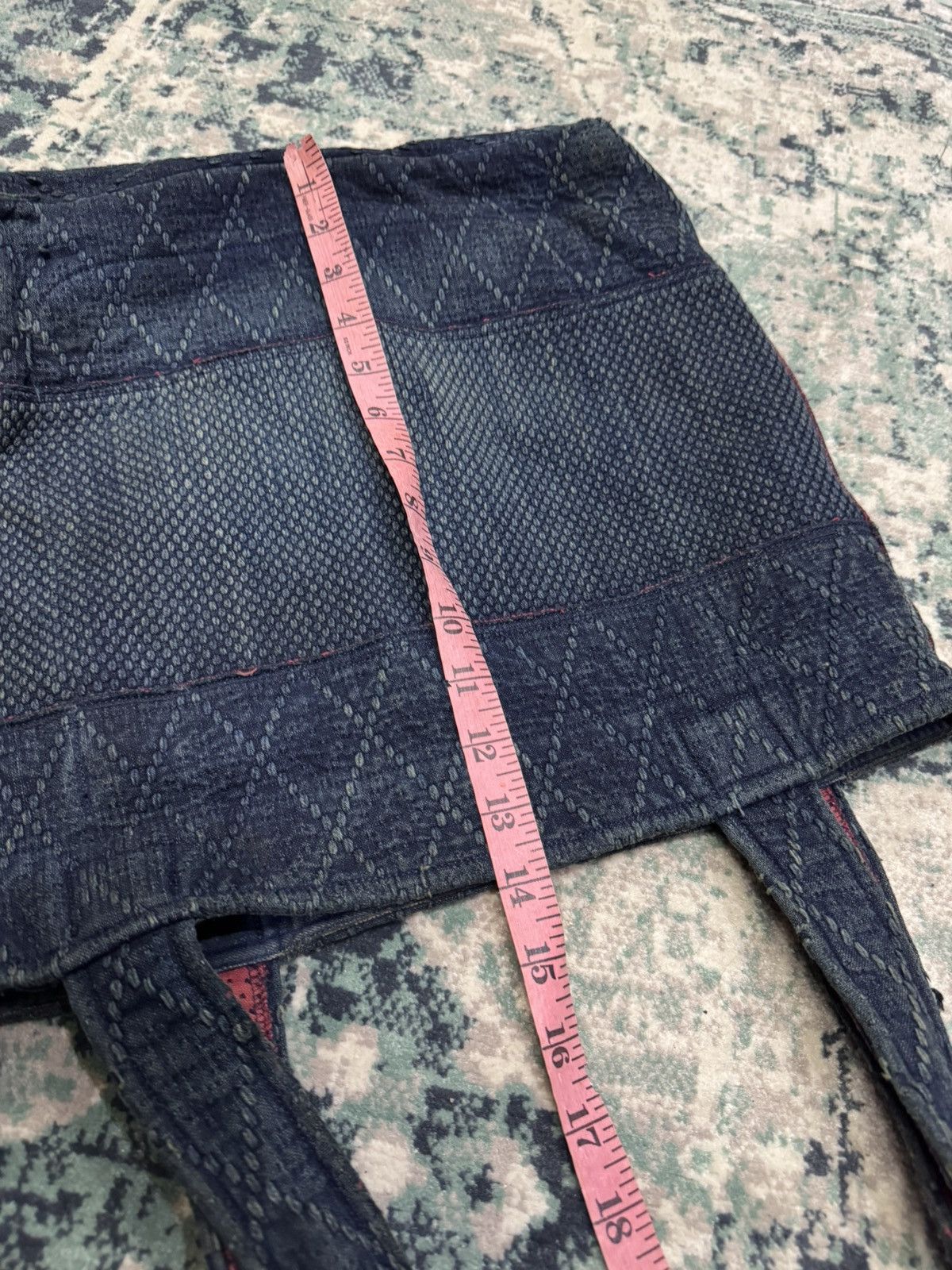 Blue Blue Japan BLUE-BLUE JAPAN X ARIGATO SASHIKO STITCHES TOTE BAG Size ONE SIZE - 7 Thumbnail