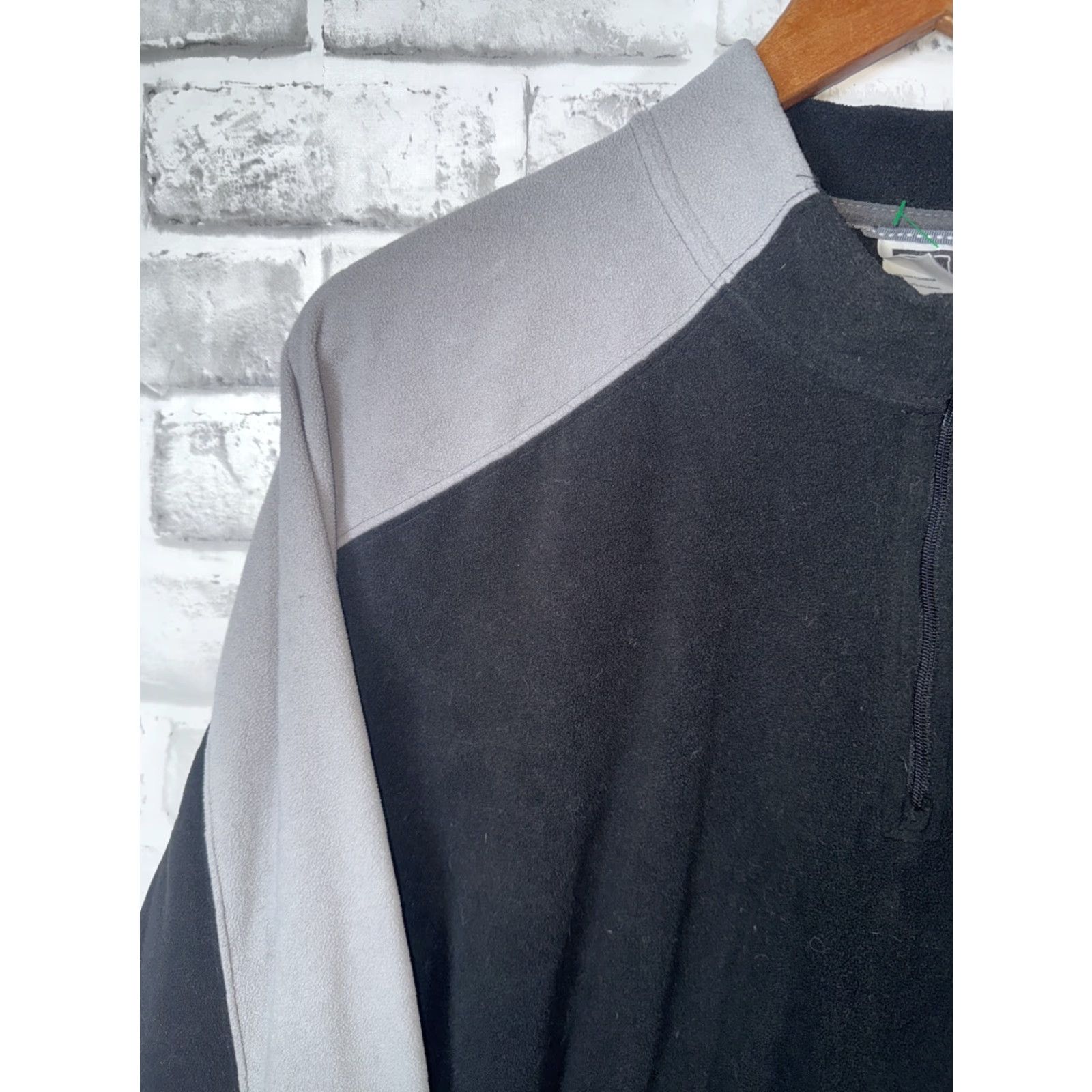 The North Face NORTH FACE TKA 100 Quarter Zip Fleece Pullover BLACK AND GRAY Mens L Size US L / EU 52-54 / 3 - 6 Thumbnail