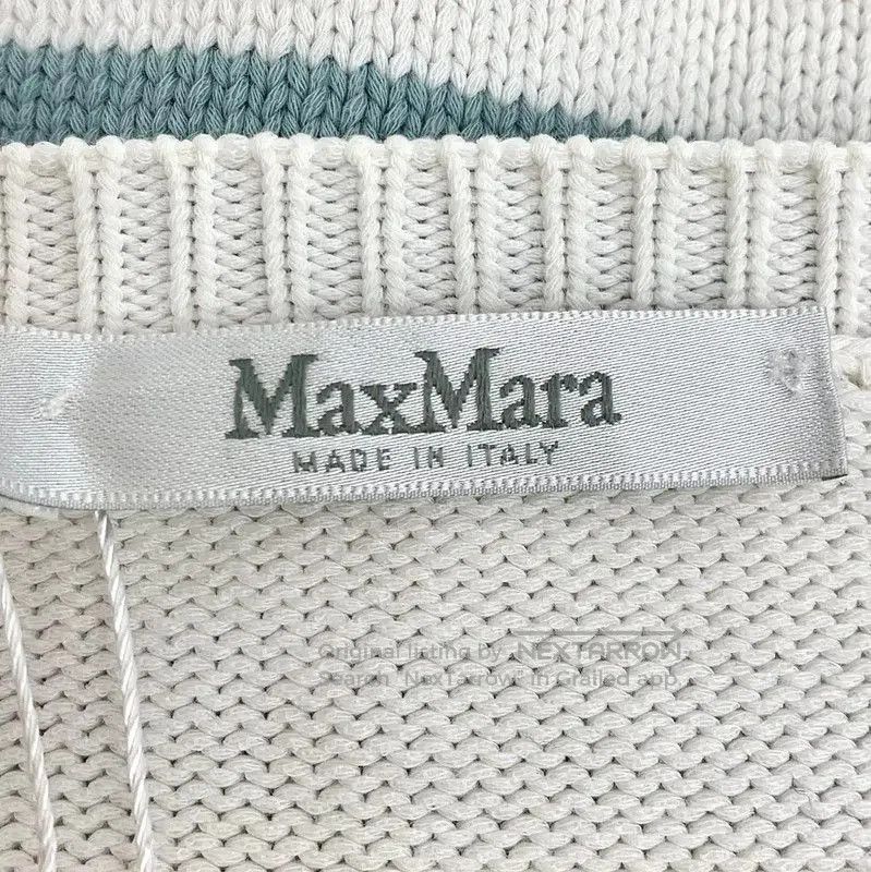 Max Mara MaxMara Striped Cotton Sweater for Women . Size M / US 6-8 / IT 42-44 - 6 Thumbnail