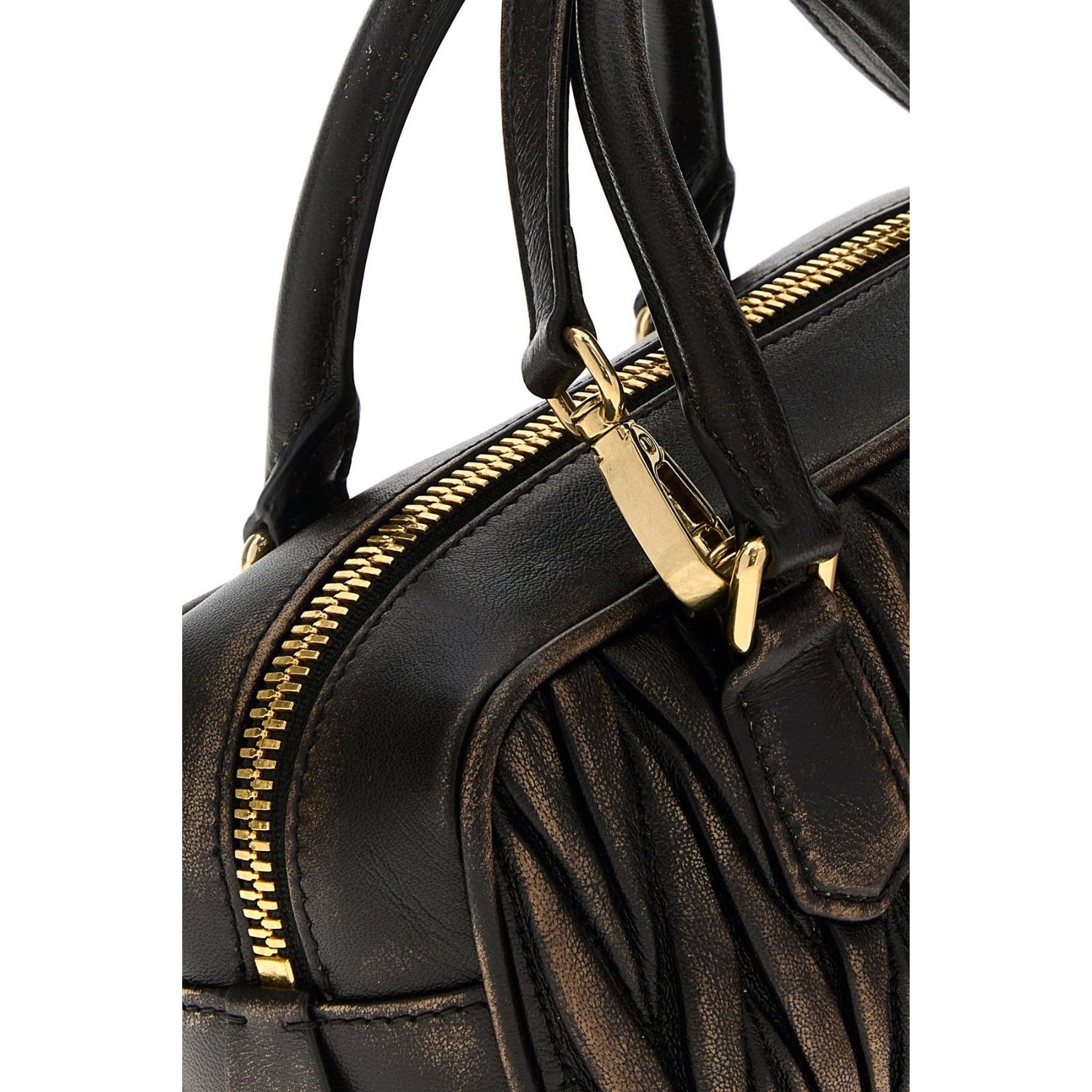Miu Miu MIU MIU Arcadie Regular Coffee Top Handle Bag New & Authenti Size ONE SIZE - 2 Thumbnail