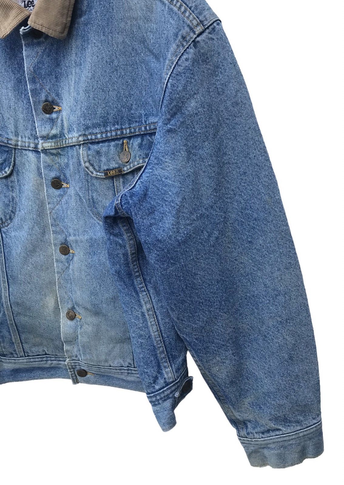 Lee Vintage Lee Storm Rider Distressed Faded Sherpa Trucker Size US L / EU 52-54 / 3 - 7 Thumbnail