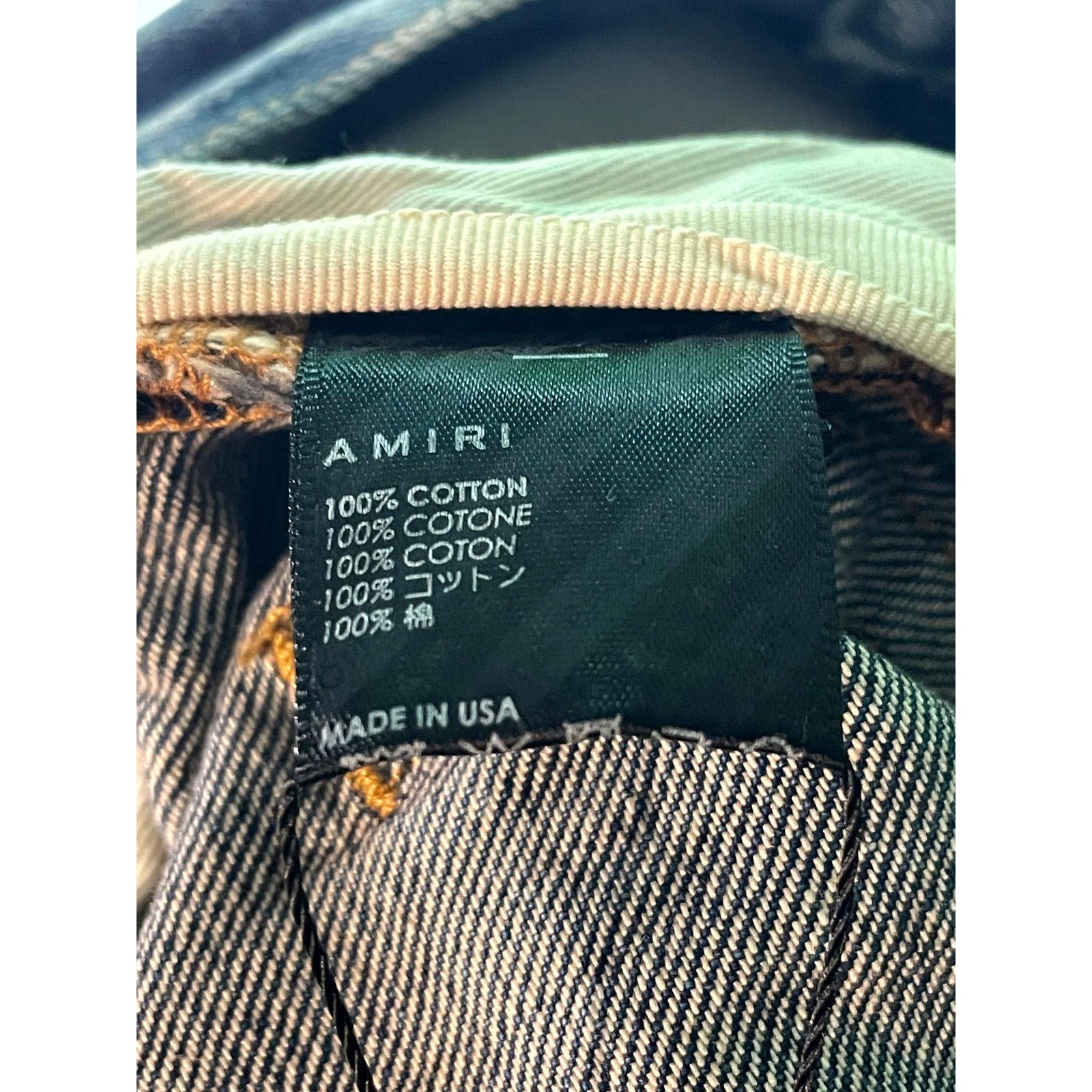 Amiri Amiri Wide Leg Thrasher Darkwash Jeans Size US 29 - 7 Thumbnail